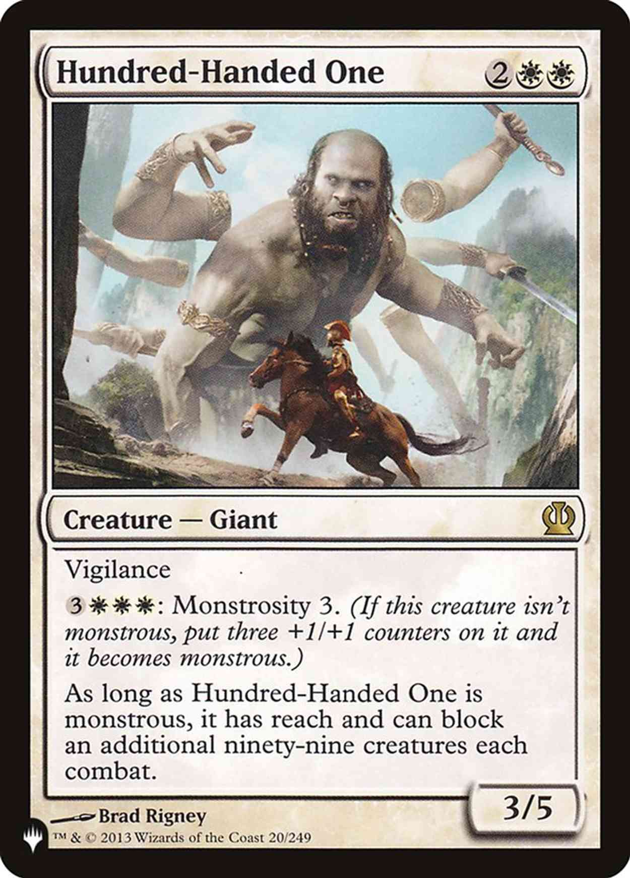 Hundred-Handed One magic card front