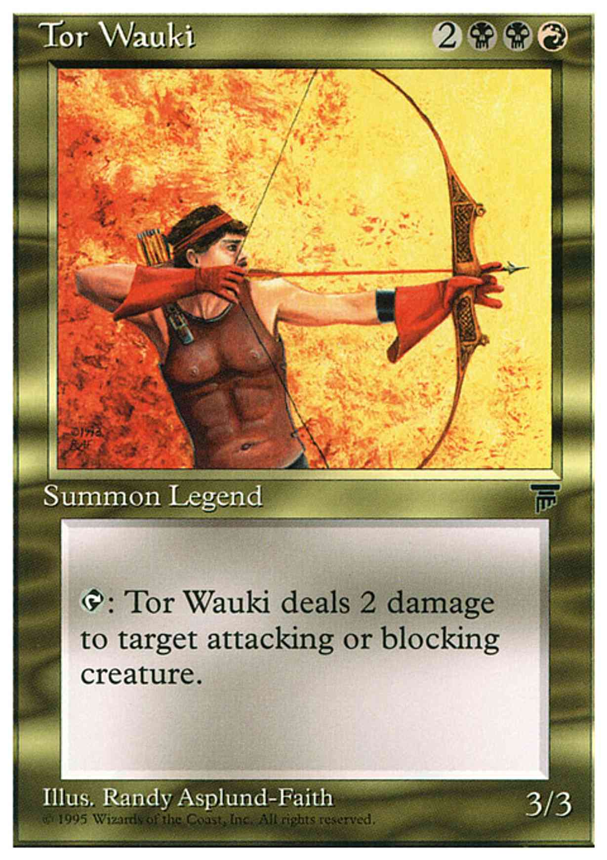 Tor Wauki magic card front