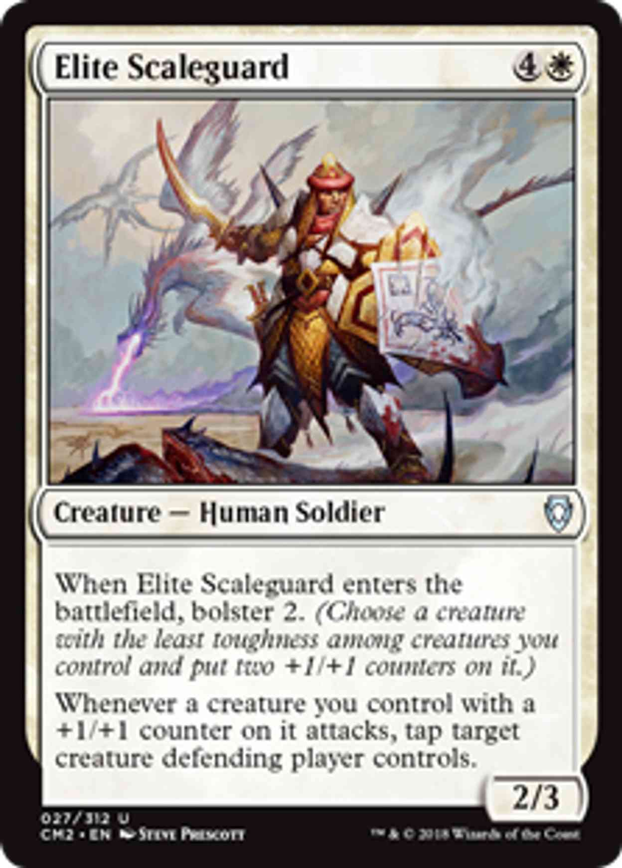 Elite Scaleguard magic card front