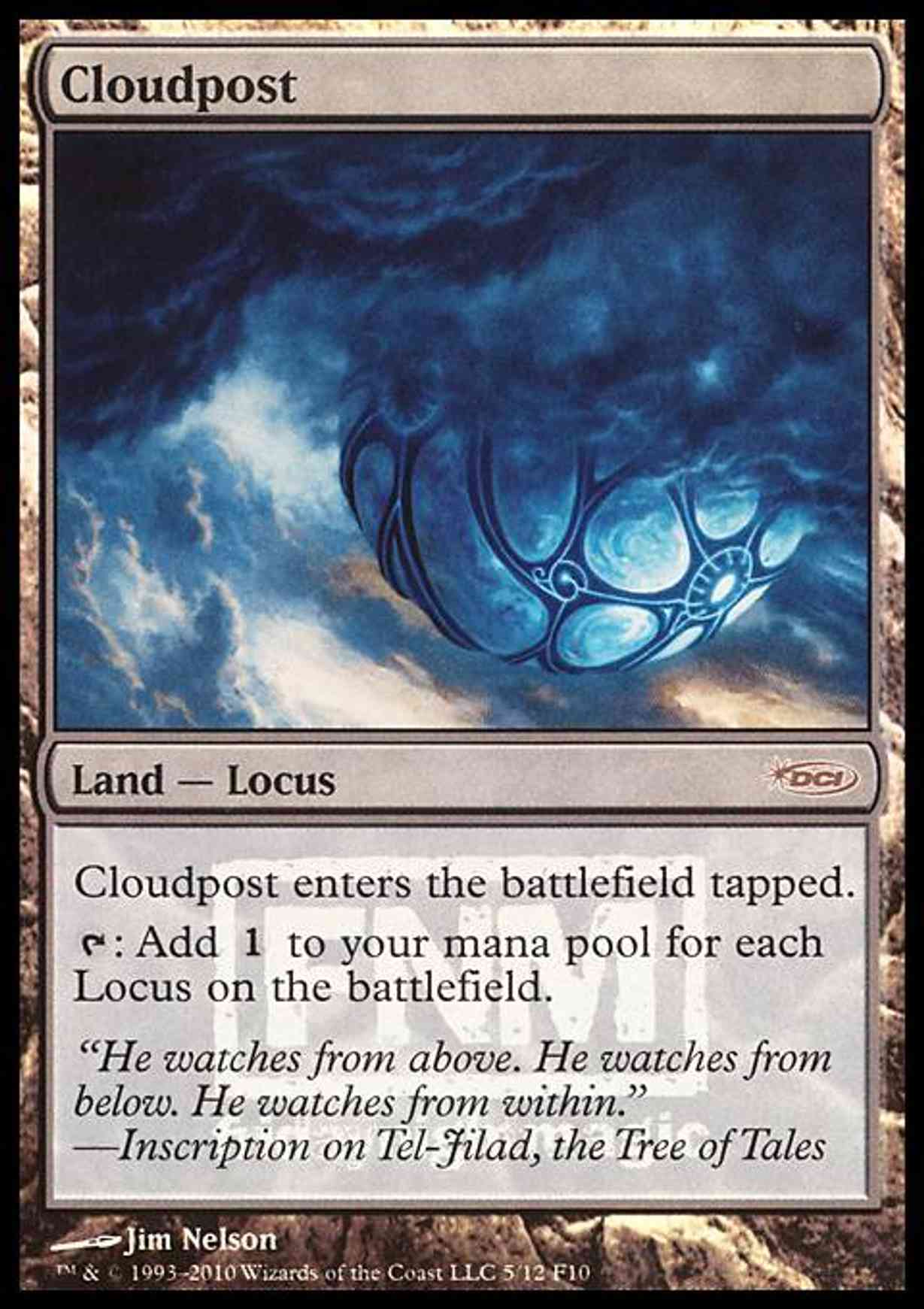 Cloudpost magic card front