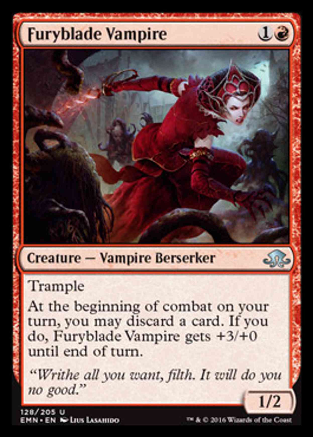 Furyblade Vampire magic card front