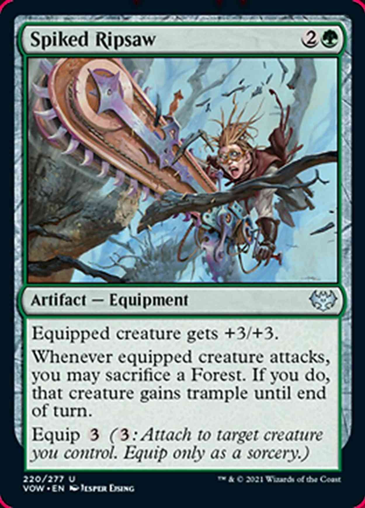 Spiked Ripsaw magic card front