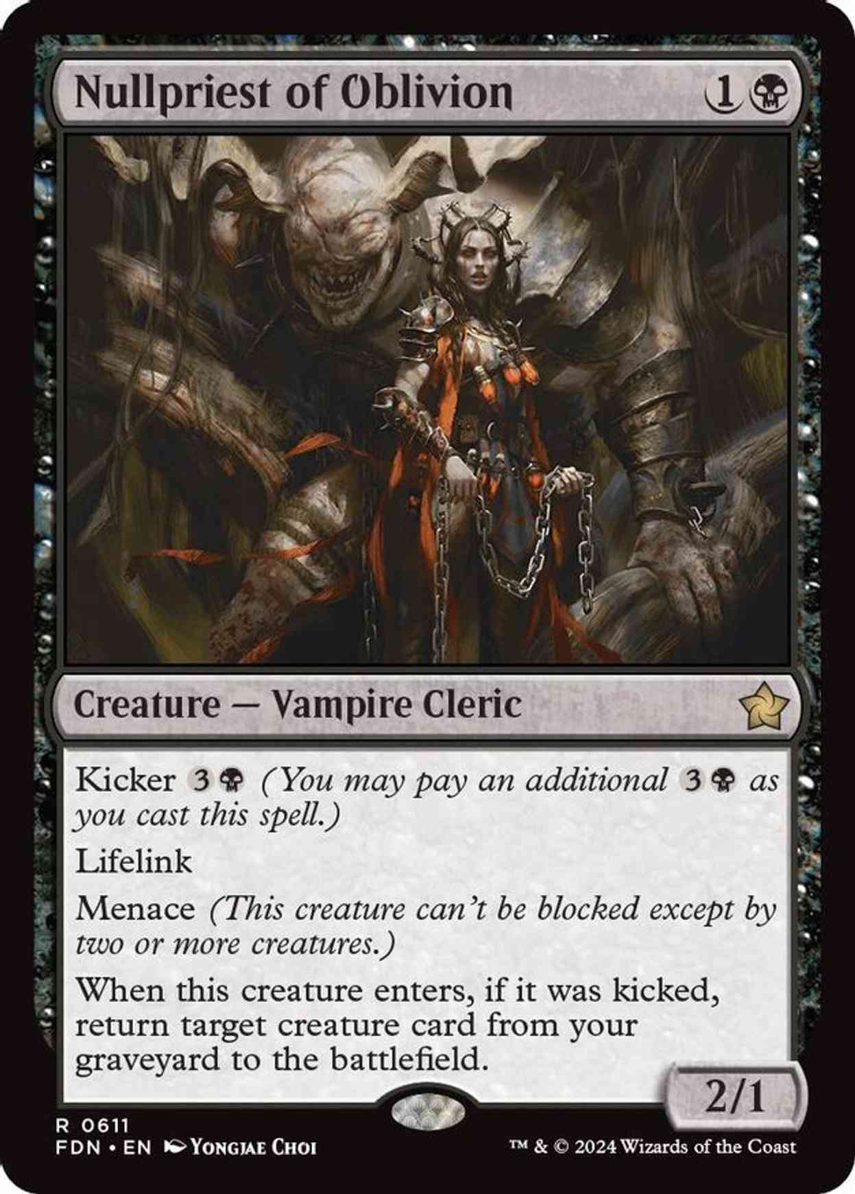 Nullpriest of Oblivion magic card front