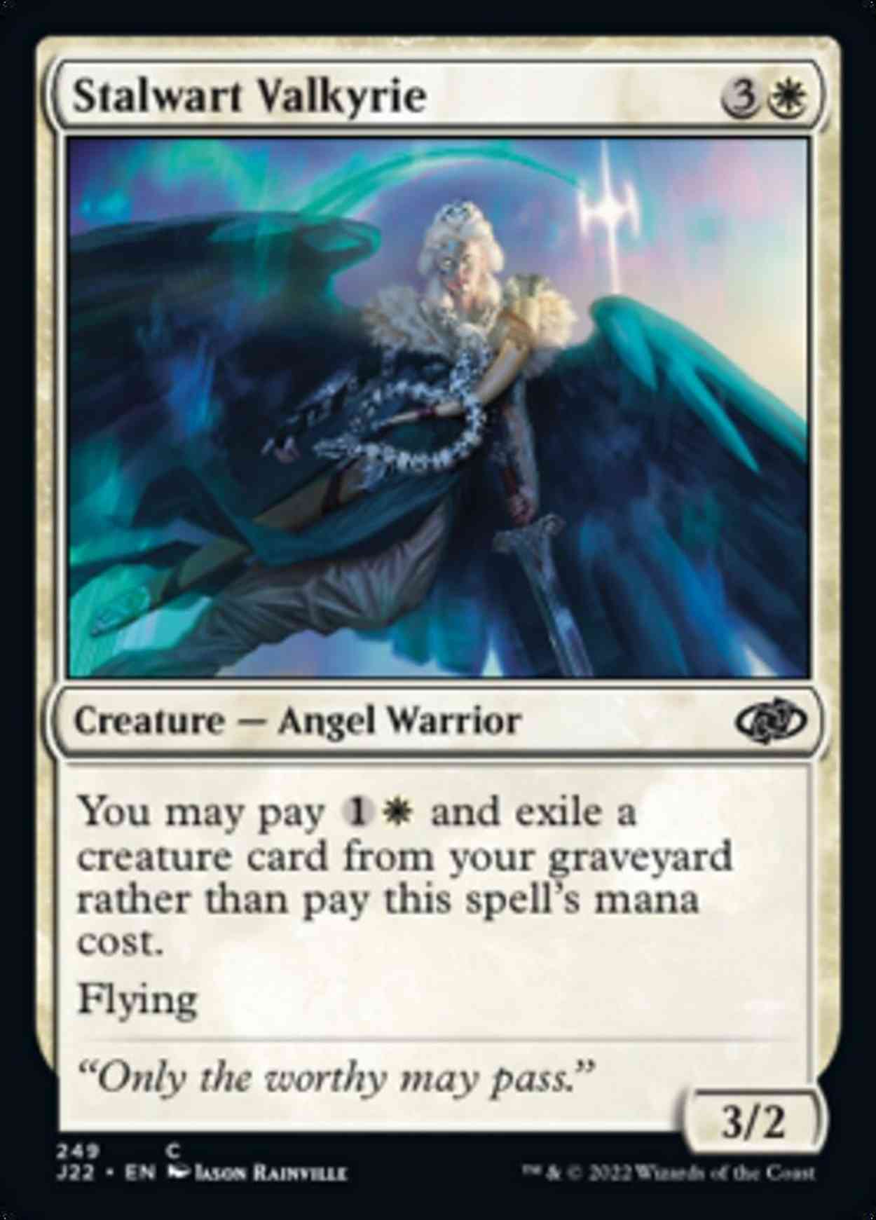 Stalwart Valkyrie magic card front