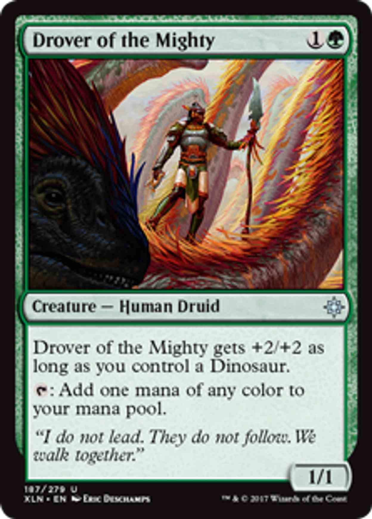 Drover of the Mighty magic card front
