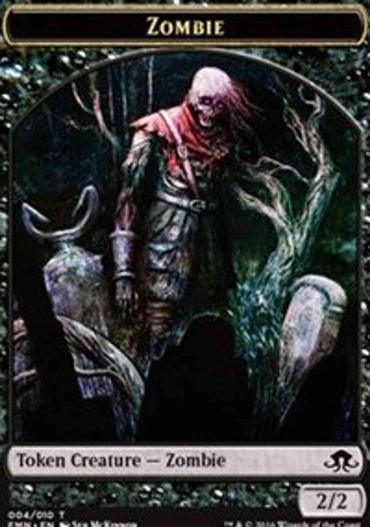 Zombie Token (4) magic card front