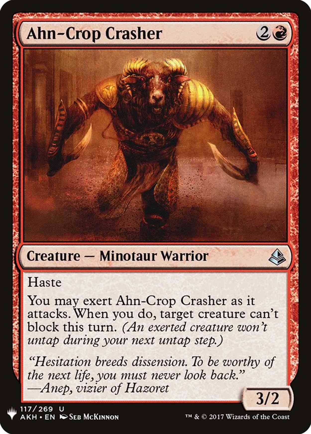 Ahn-Crop Crasher magic card front
