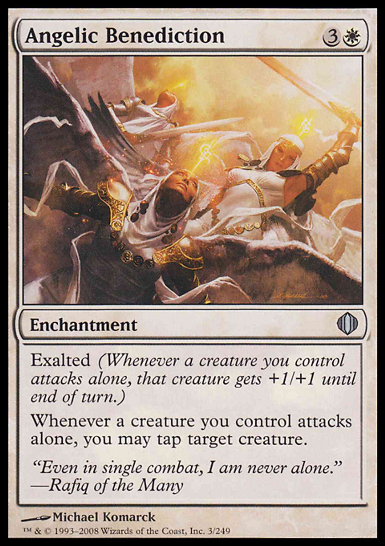 Angelic Benediction magic card front