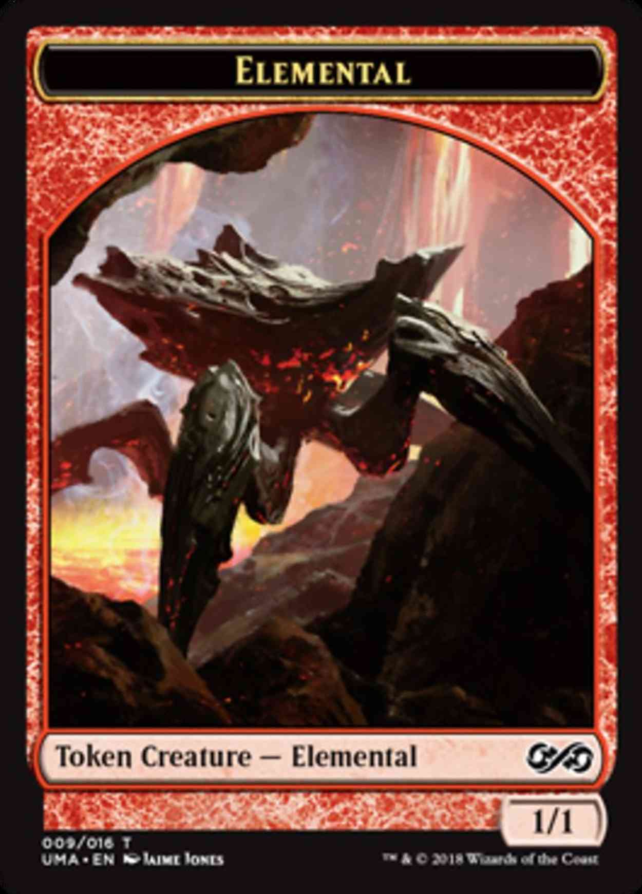 Elemental Token (009) magic card front