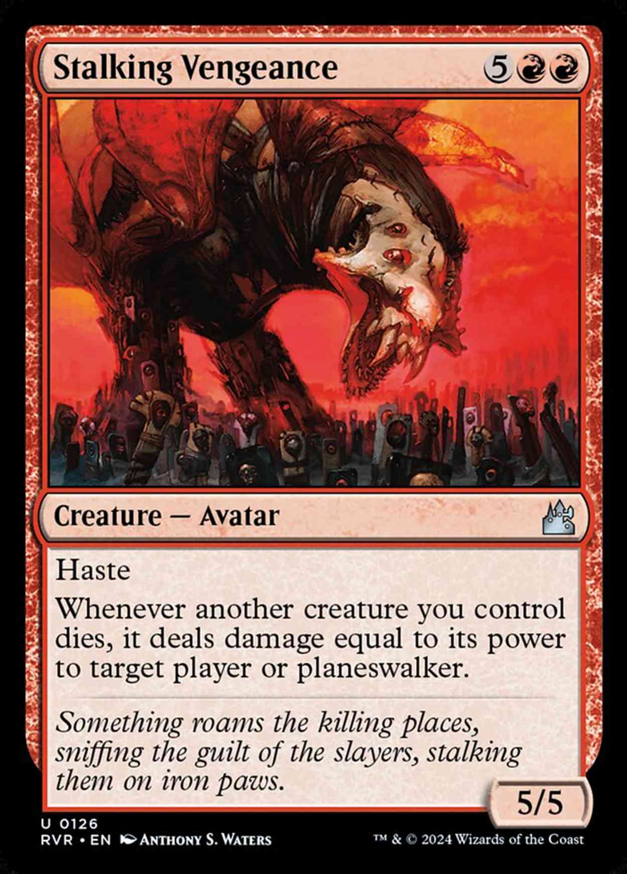 Stalking Vengeance magic card front