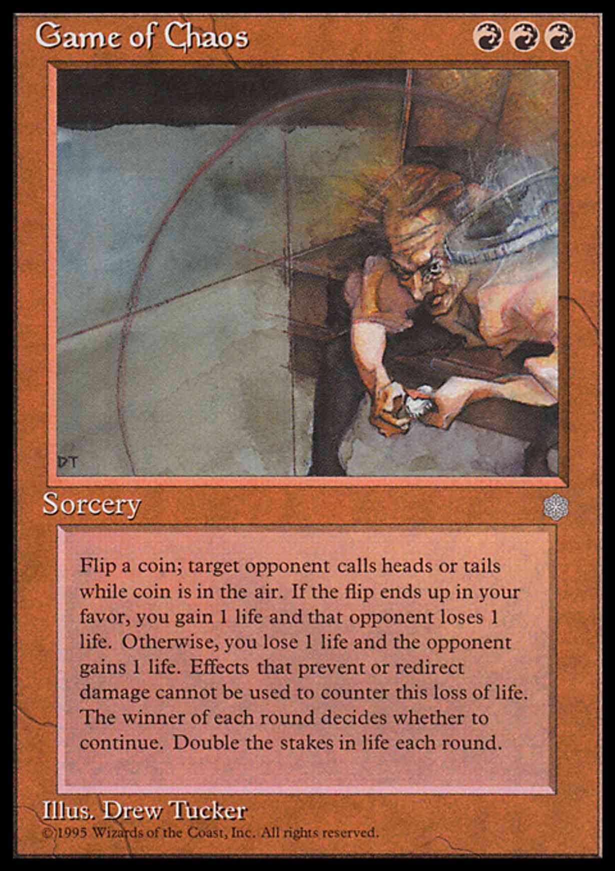 Game of Chaos magic card front