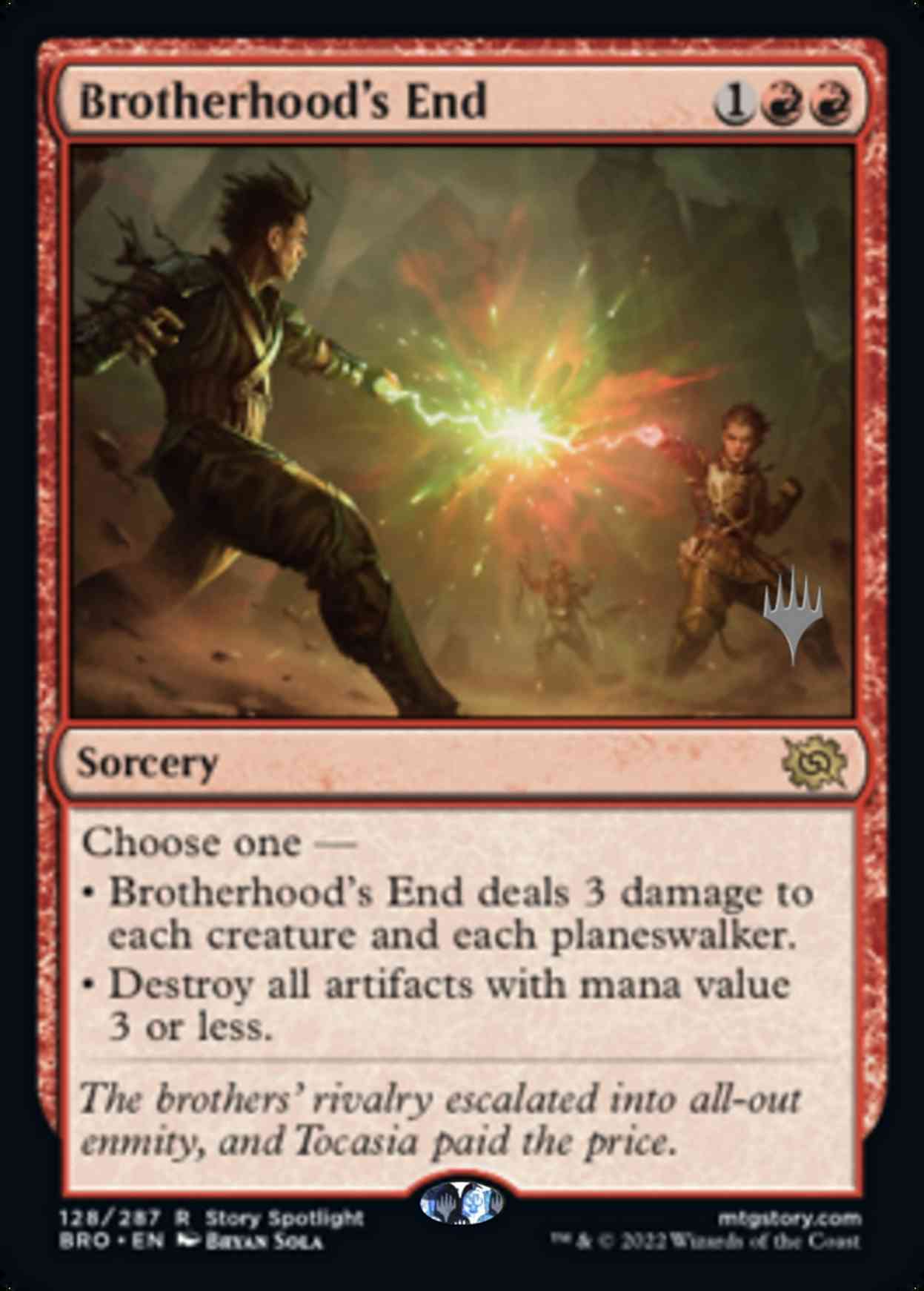 Brotherhood's End magic card front