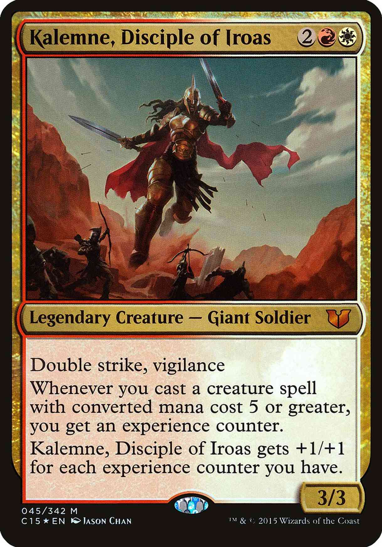 Kalemne, Disciple of Iroas (Commander 2015) magic card front
