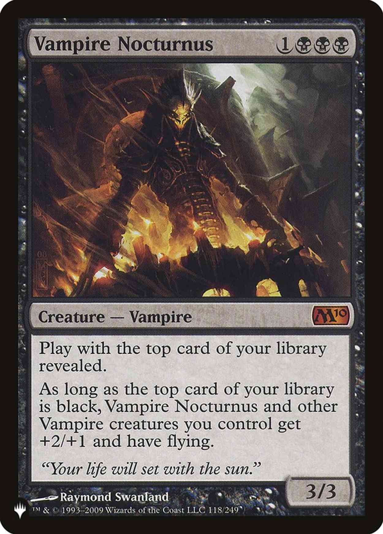 Vampire Nocturnus magic card front