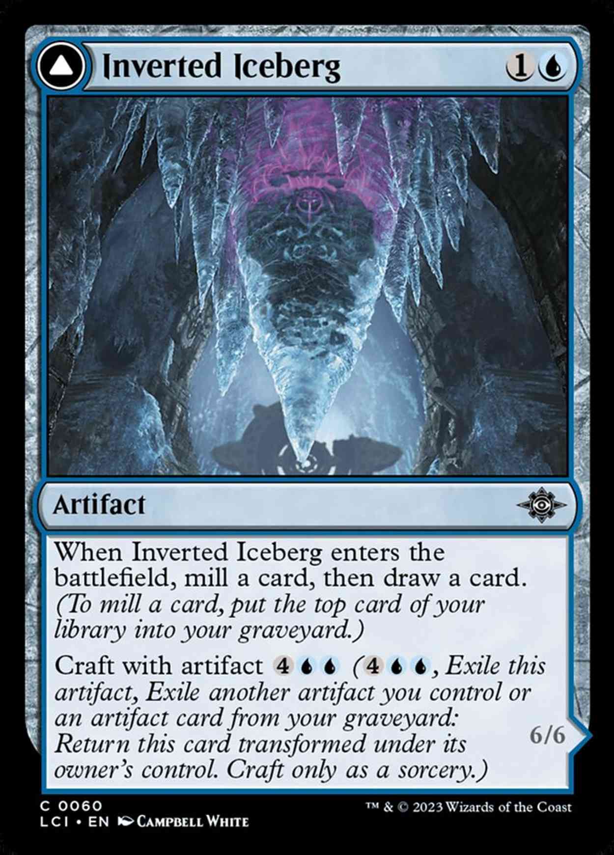 Inverted Iceberg magic card front