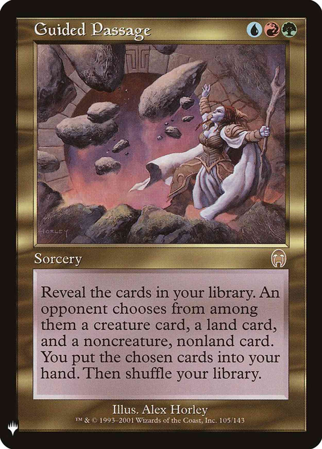 Guided Passage magic card front