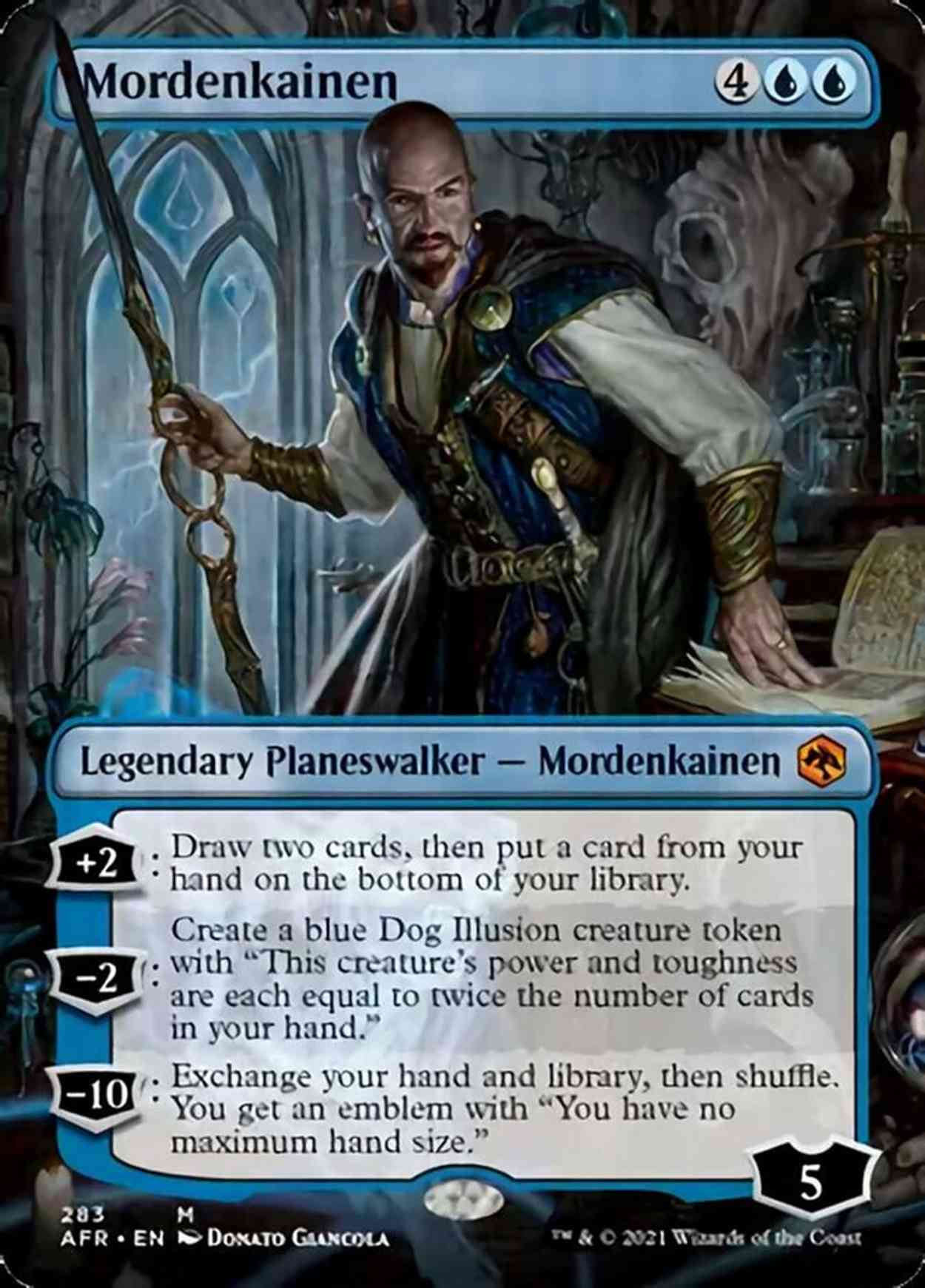 Mordenkainen (Borderless) magic card front