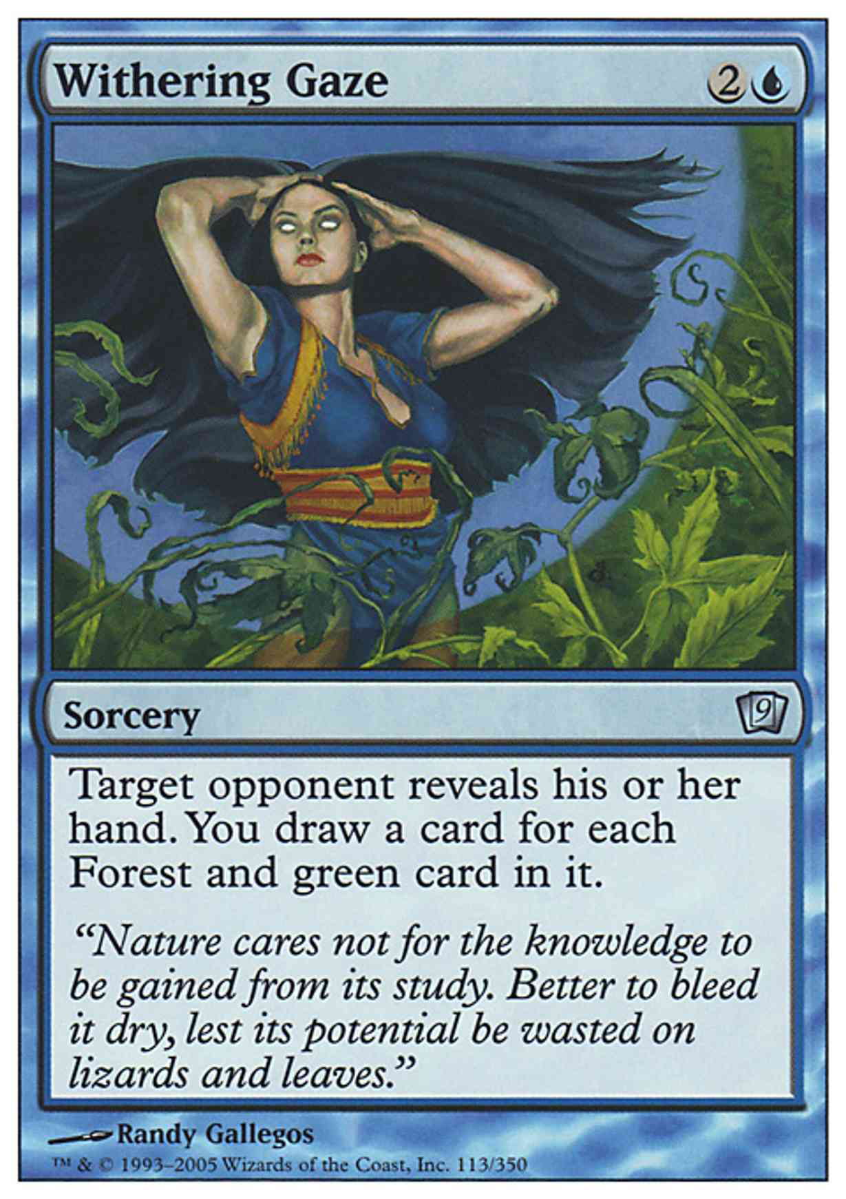 Withering Gaze magic card front