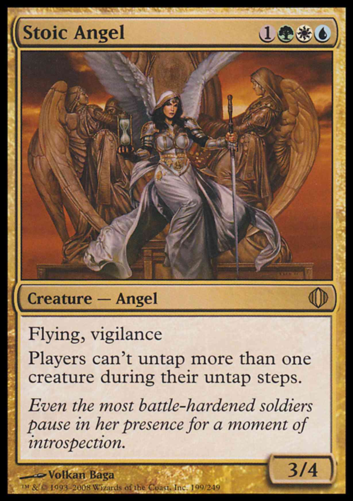 Stoic Angel magic card front