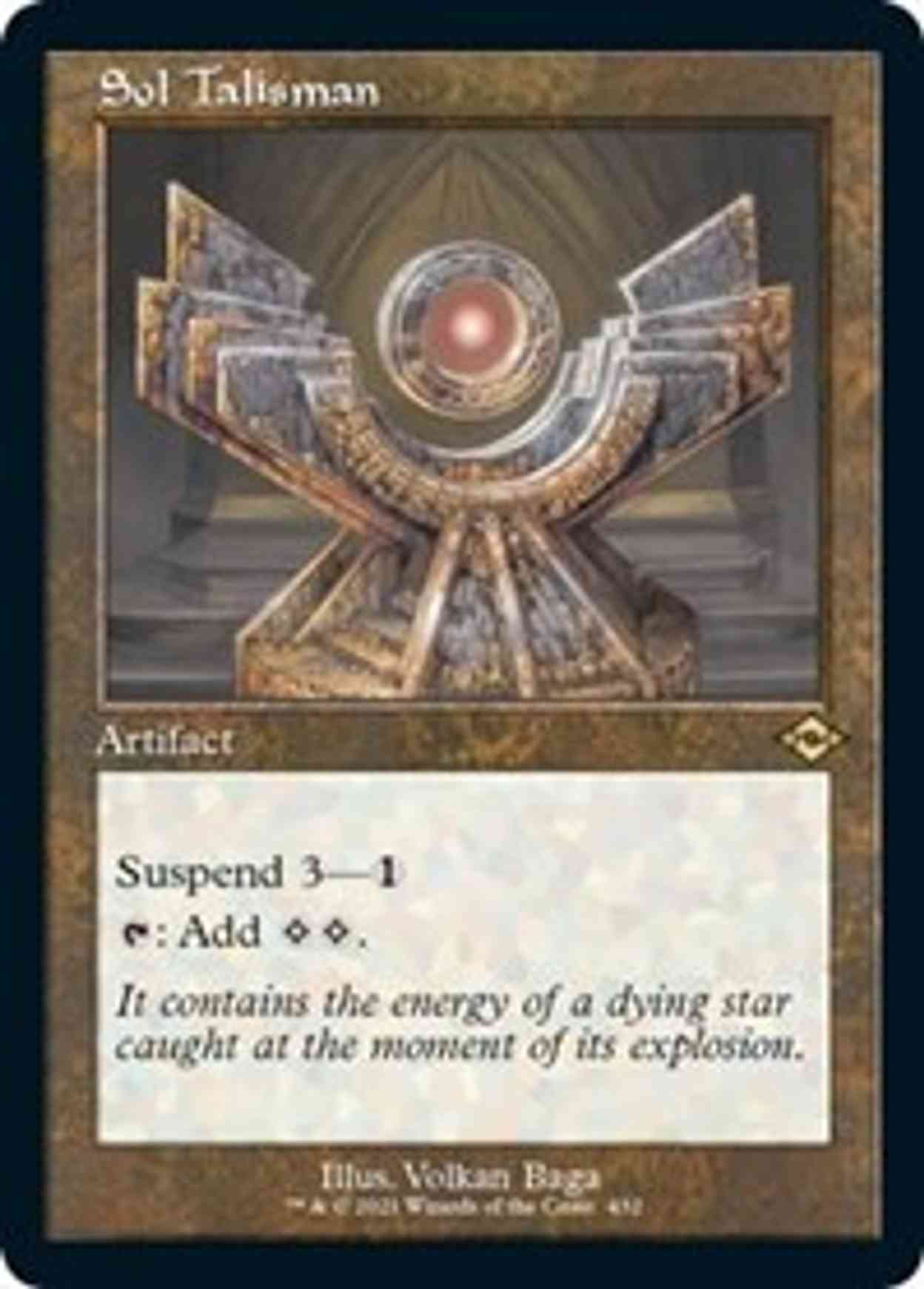 Sol Talisman (Retro Frame) (Foil Etched) magic card front