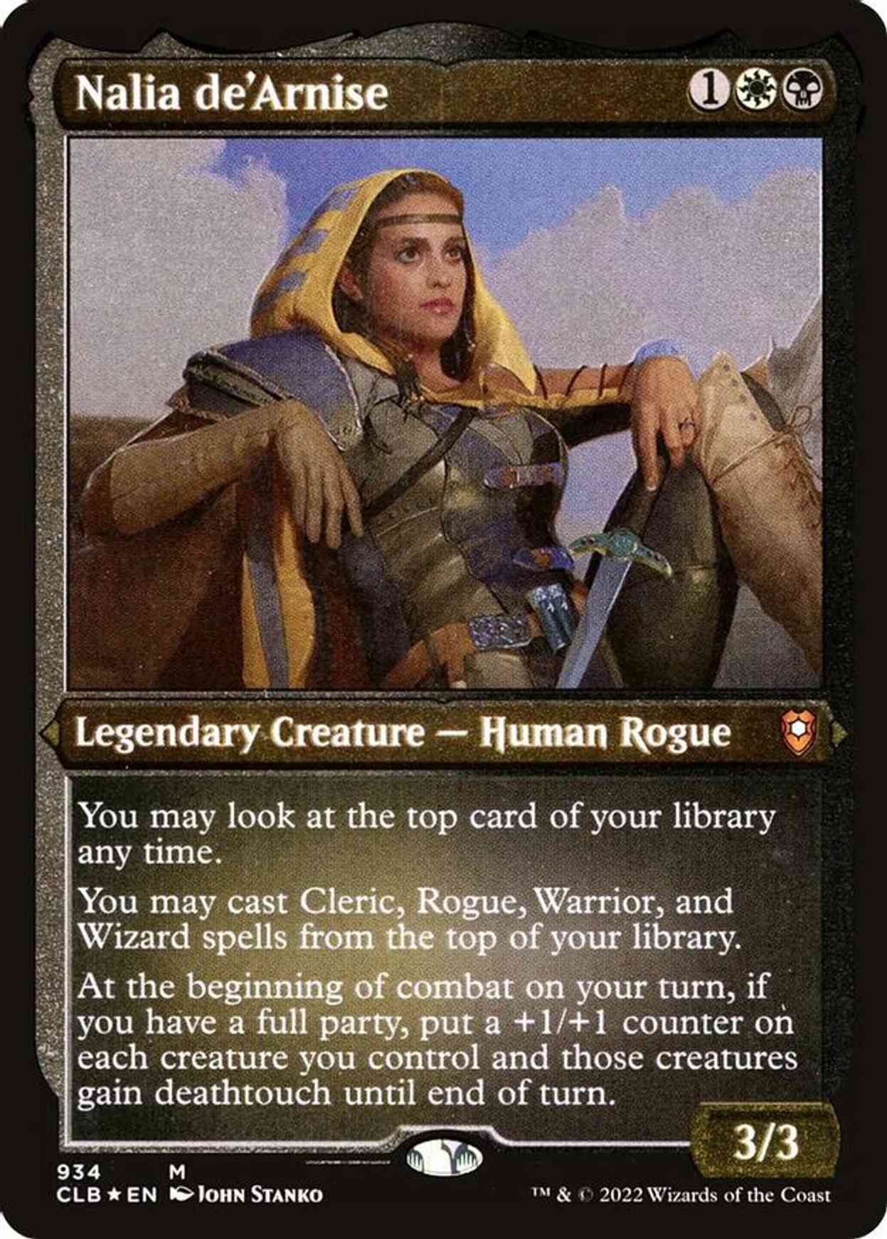 Nalia de'Arnise (Display Commander) - Thick Stock magic card front