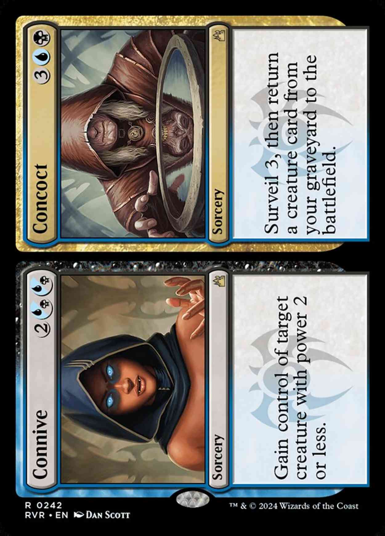 Connive // Concoct magic card front