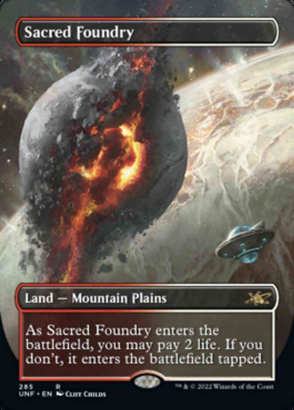Sacred Foundry (Borderless) magic card front