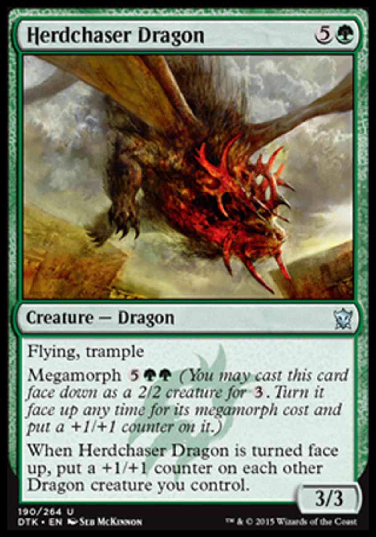 Herdchaser Dragon magic card front