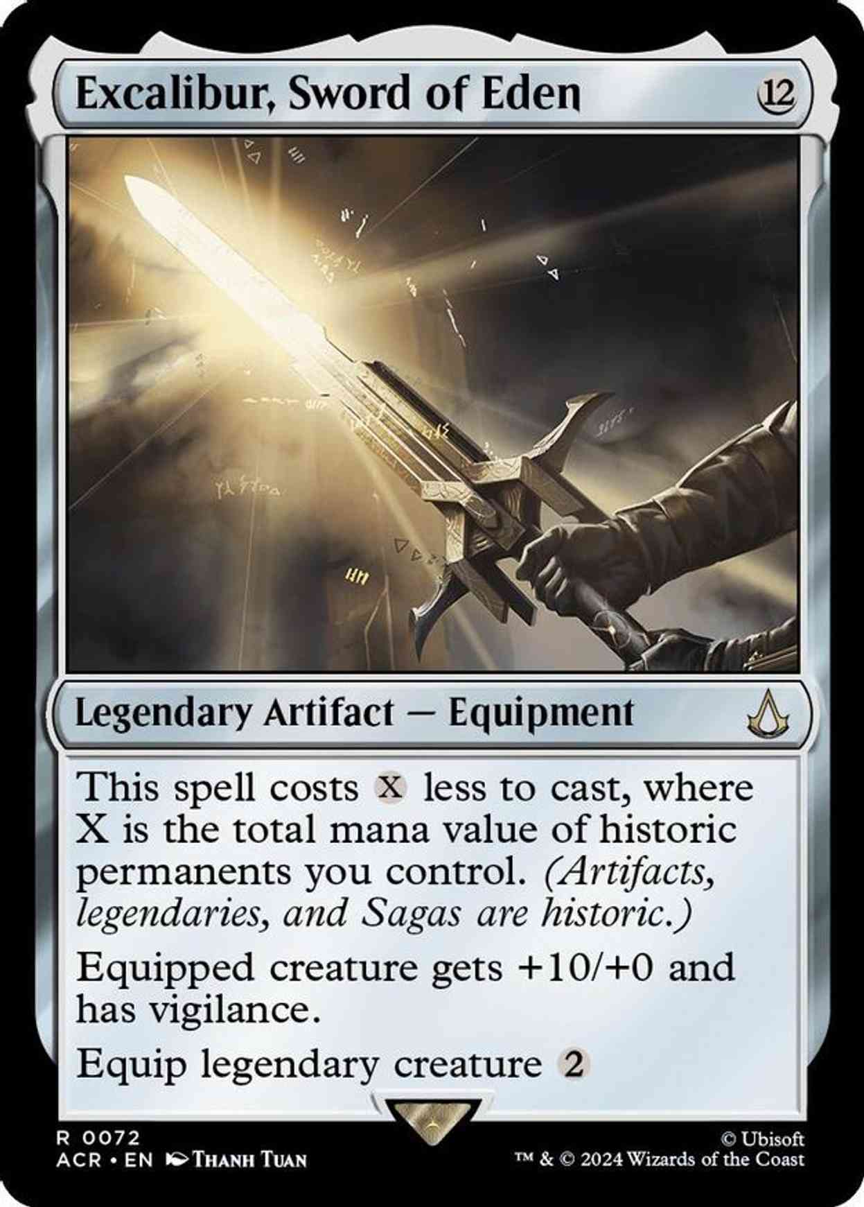 Excalibur, Sword of Eden magic card front