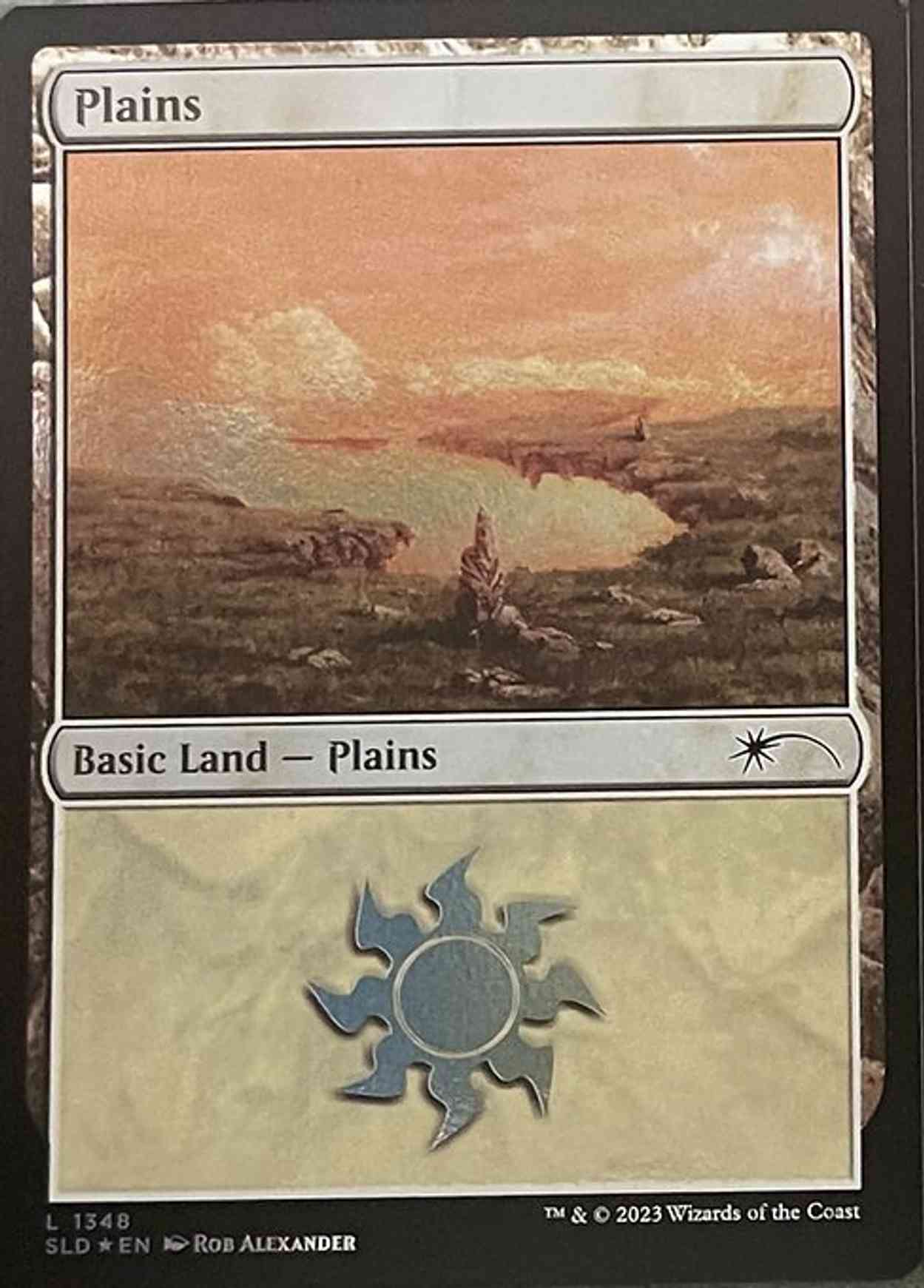 Plains (1348) magic card front