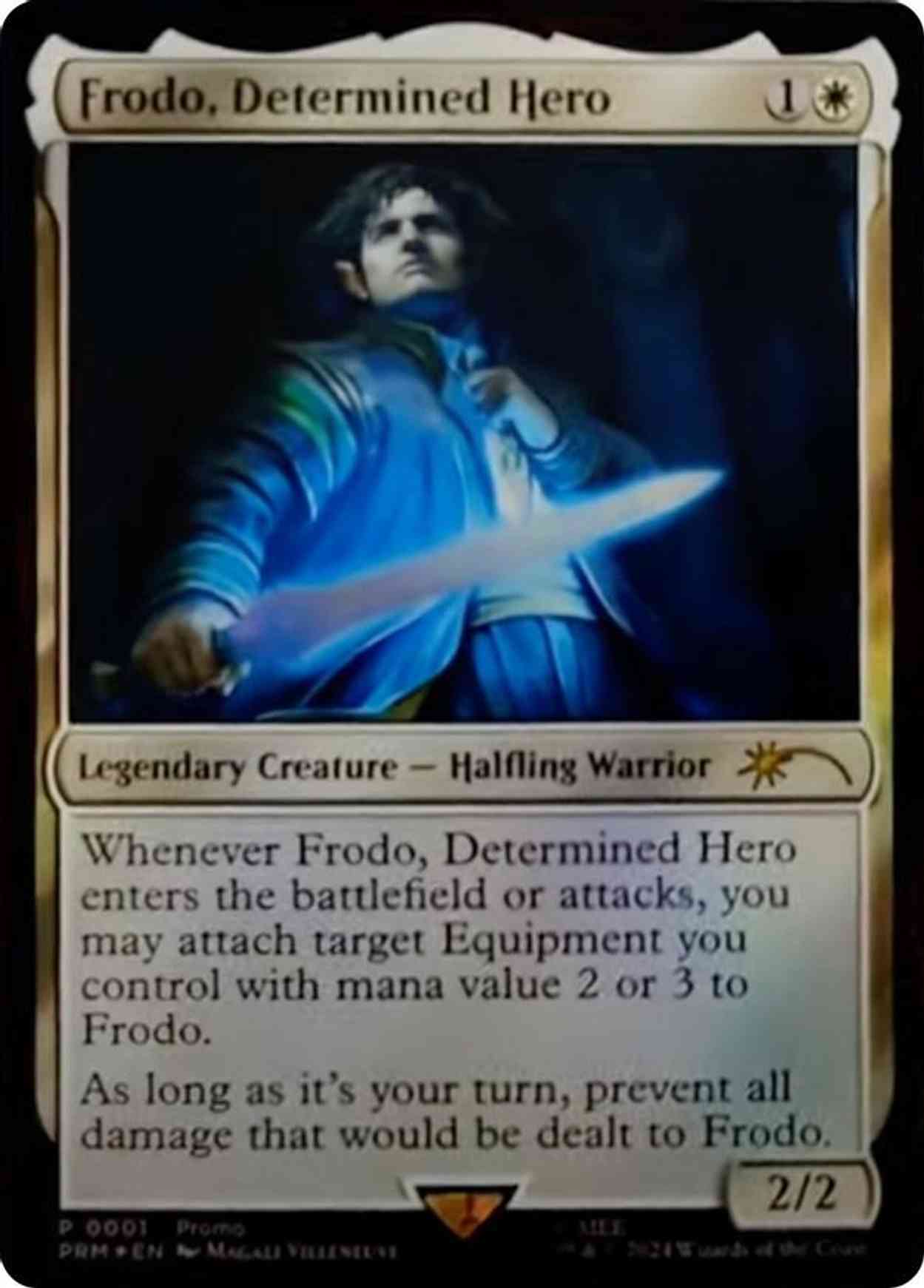 Frodo, Determined Hero magic card front