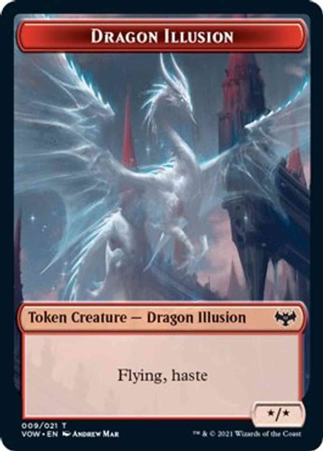 Dragon Illusion Token magic card front