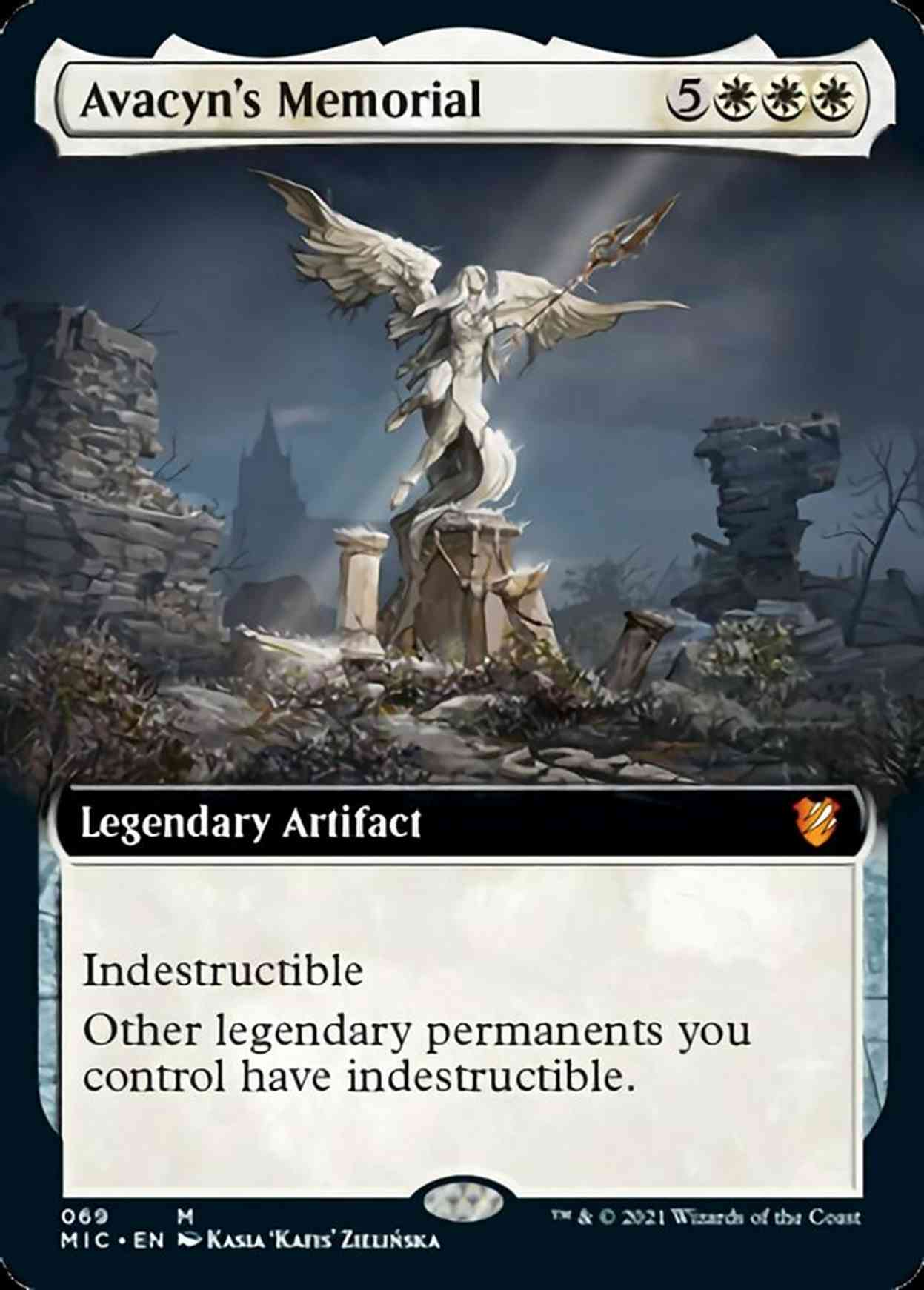 Avacyn's Memorial (Extended Art) magic card front