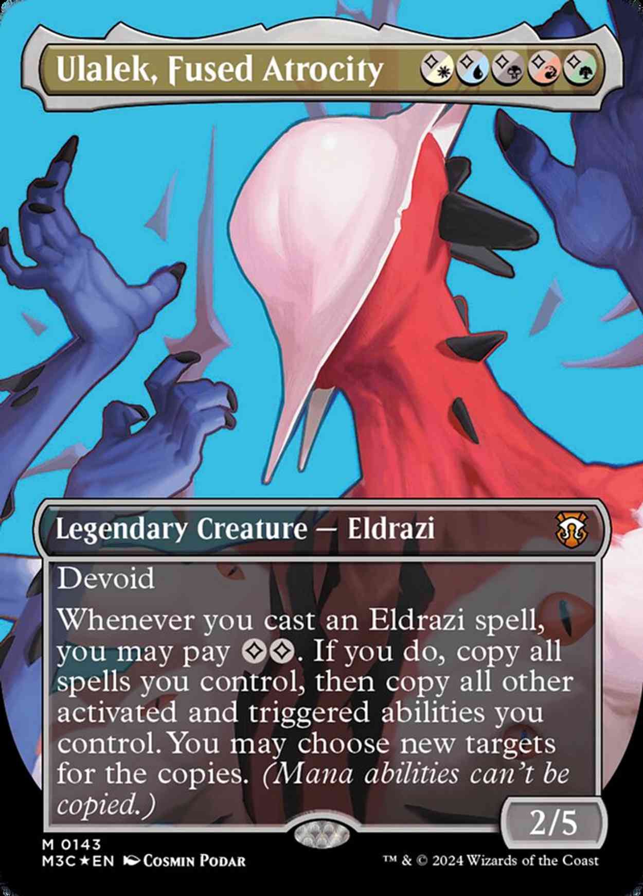 Ulalek, Fused Atrocity (Borderless) magic card front