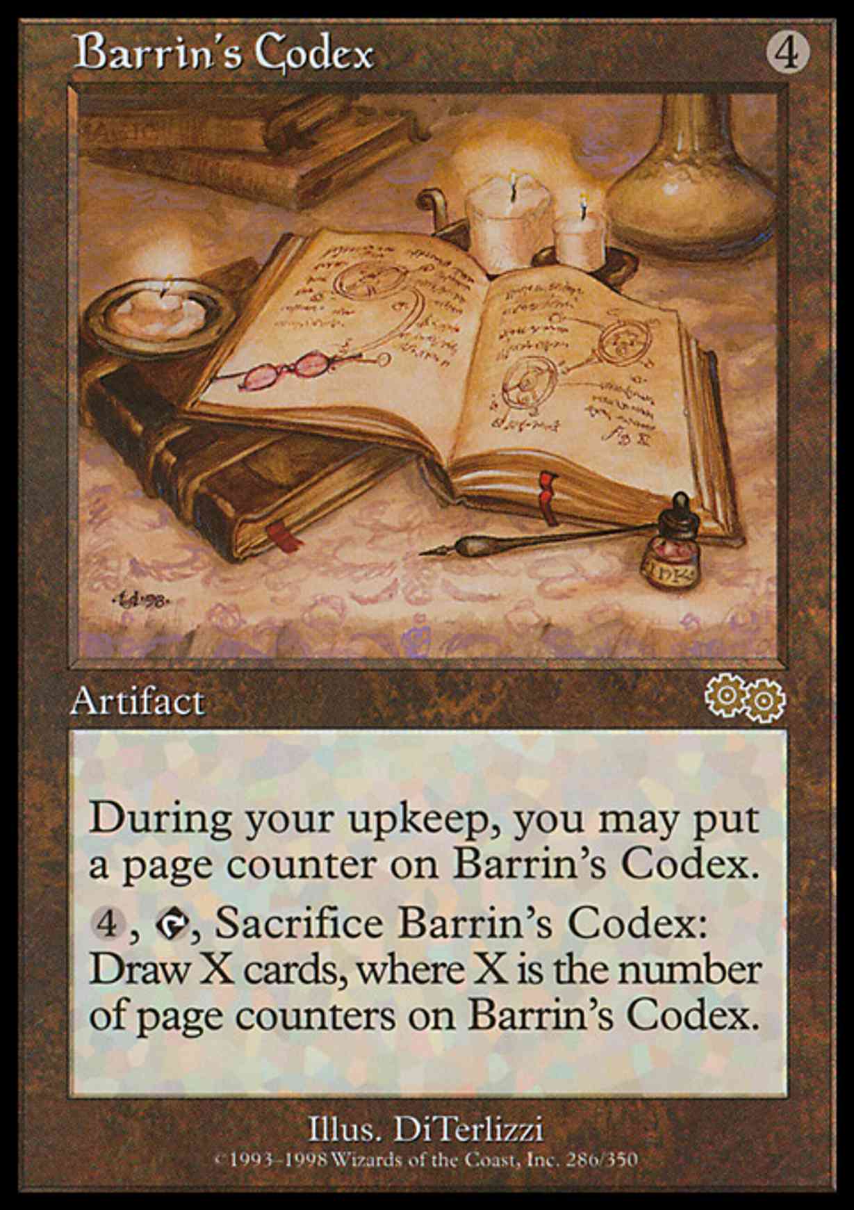 Barrin's Codex magic card front
