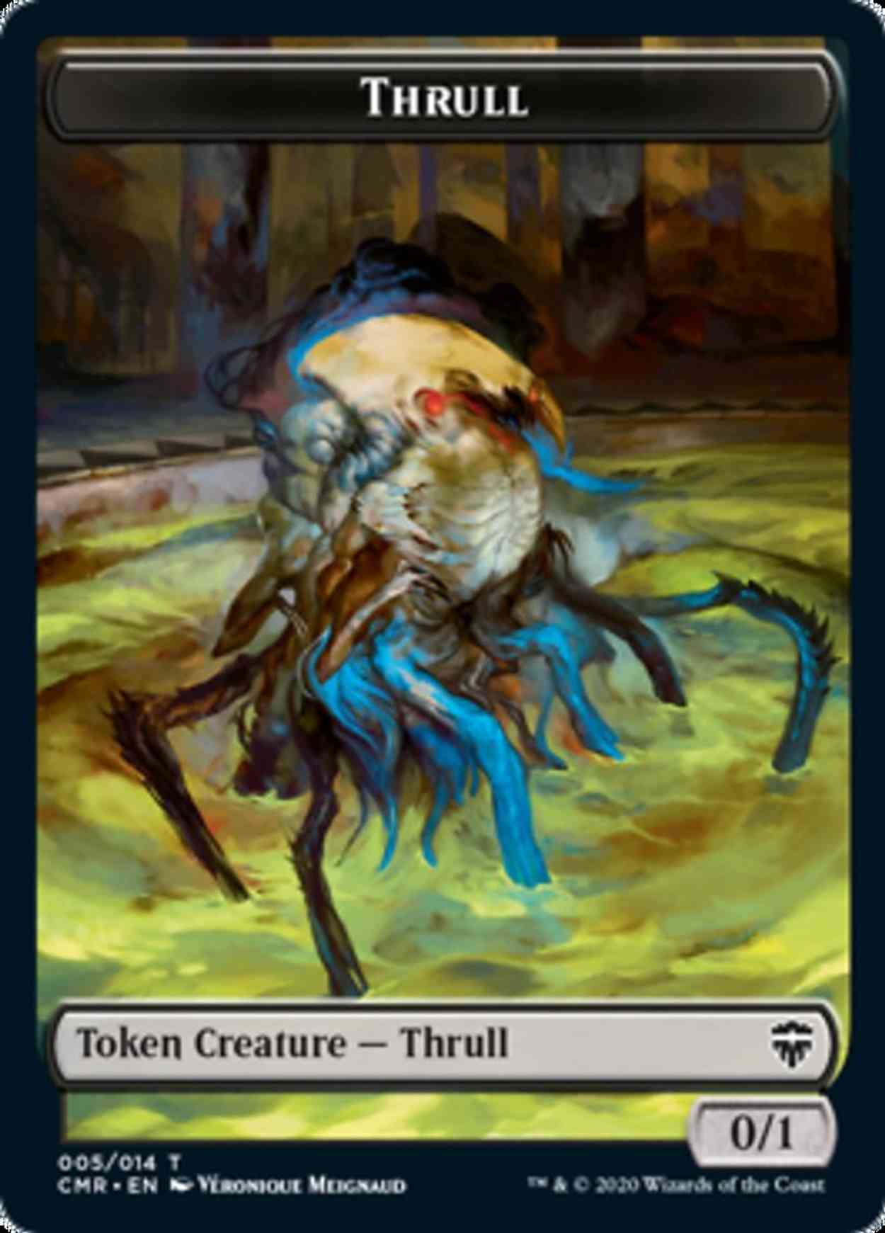 Thrull // Treasure Double-sided Token magic card front