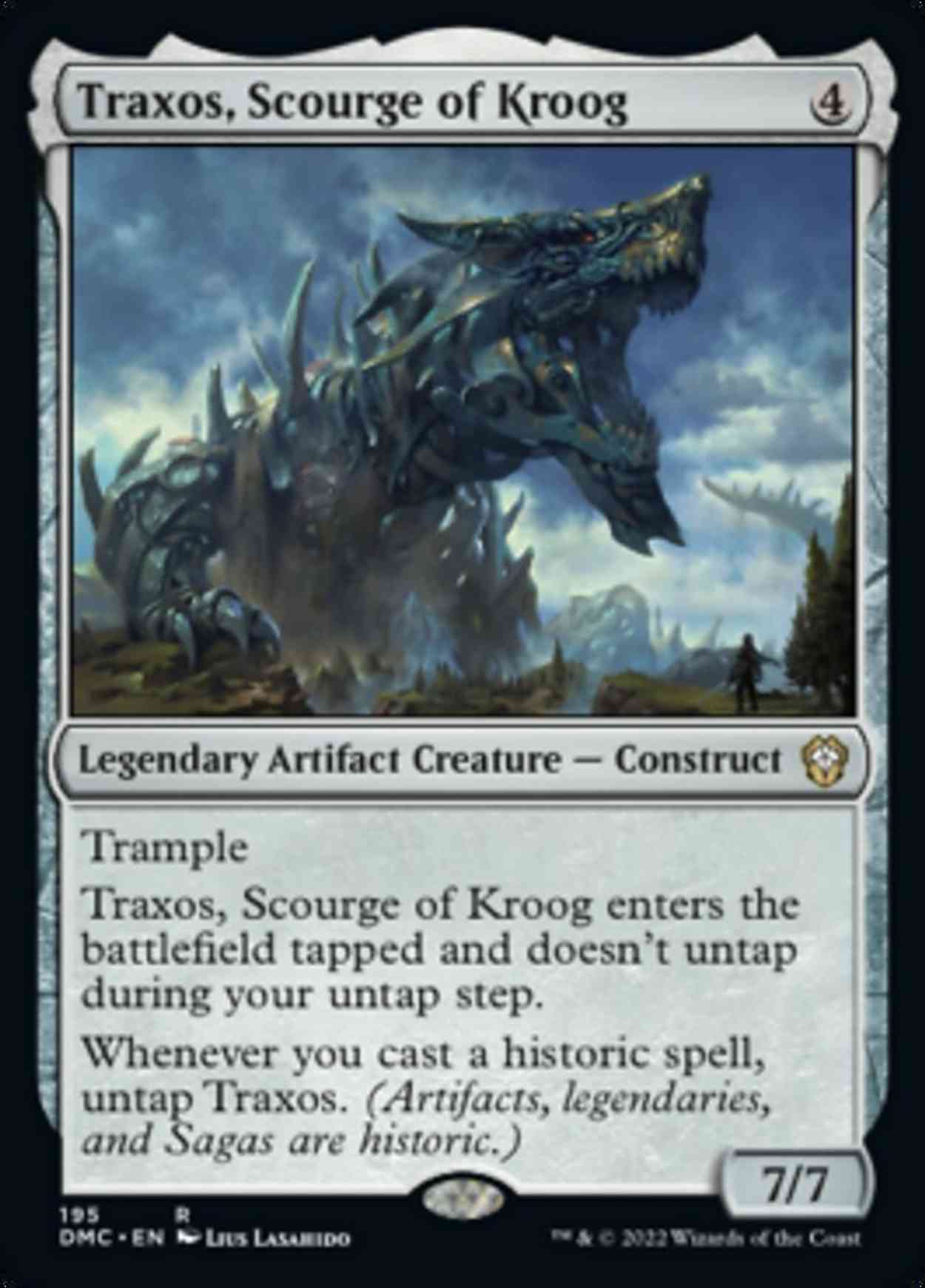 Traxos, Scourge of Kroog magic card front