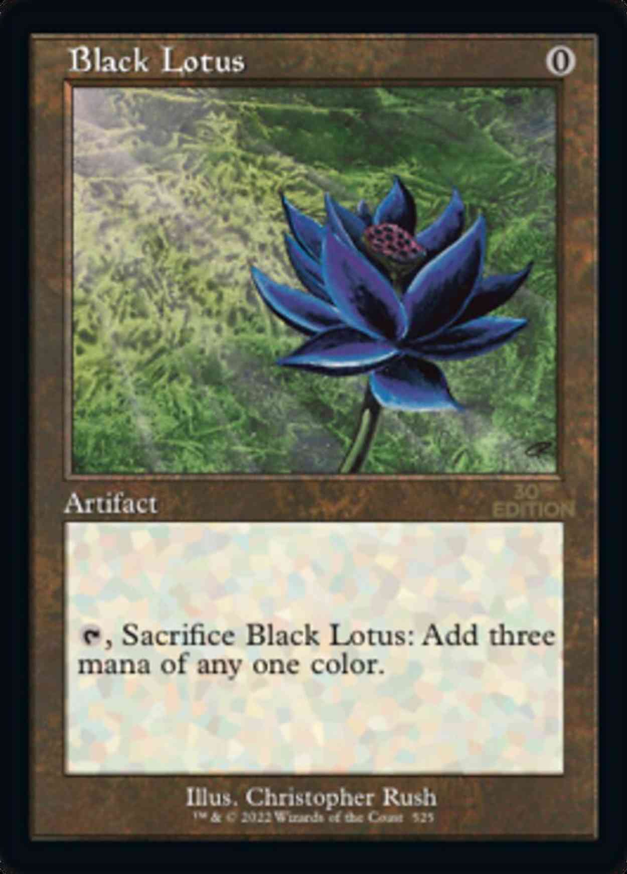 Black Lotus (Retro Frame) magic card front