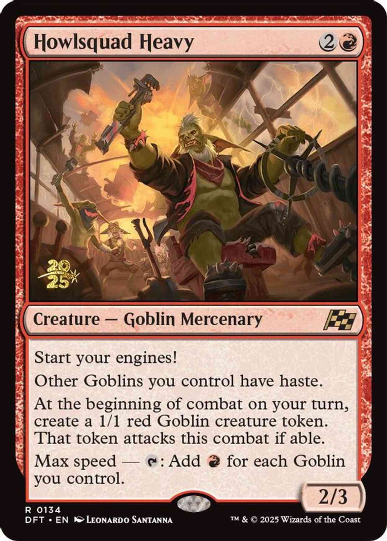 Howlsquad Heavy magic card front