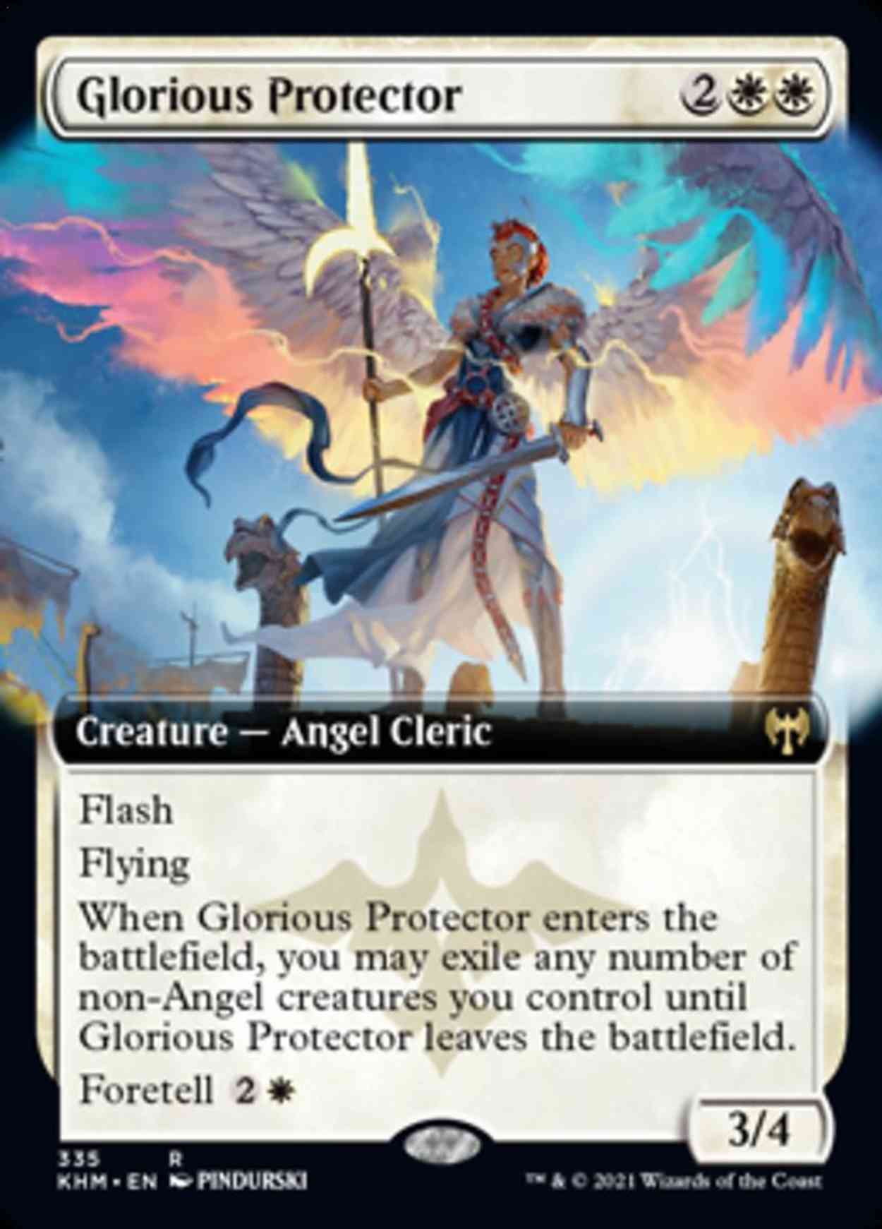Glorious Protector (Extended Art) magic card front