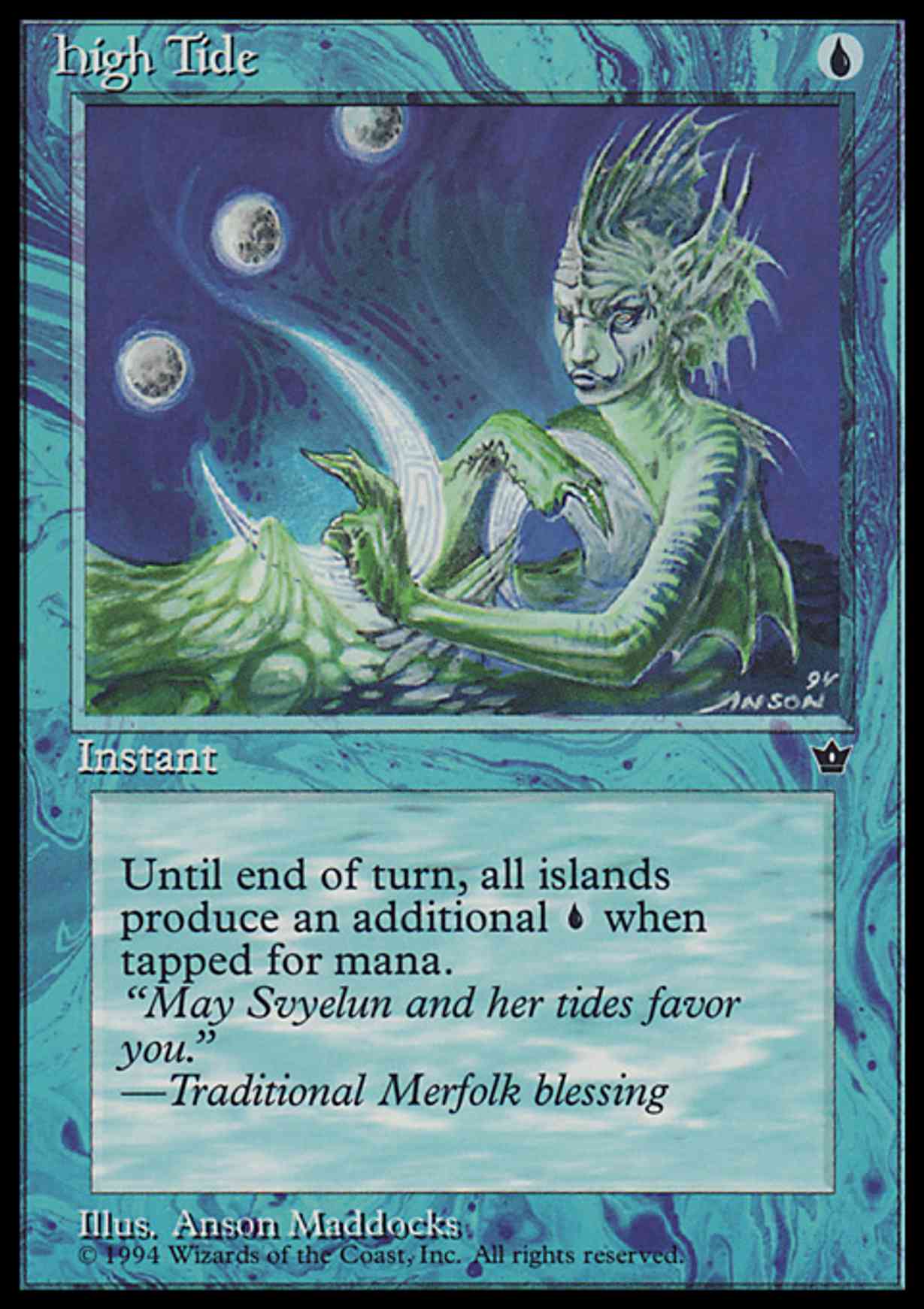 High Tide (Merfolk) magic card front