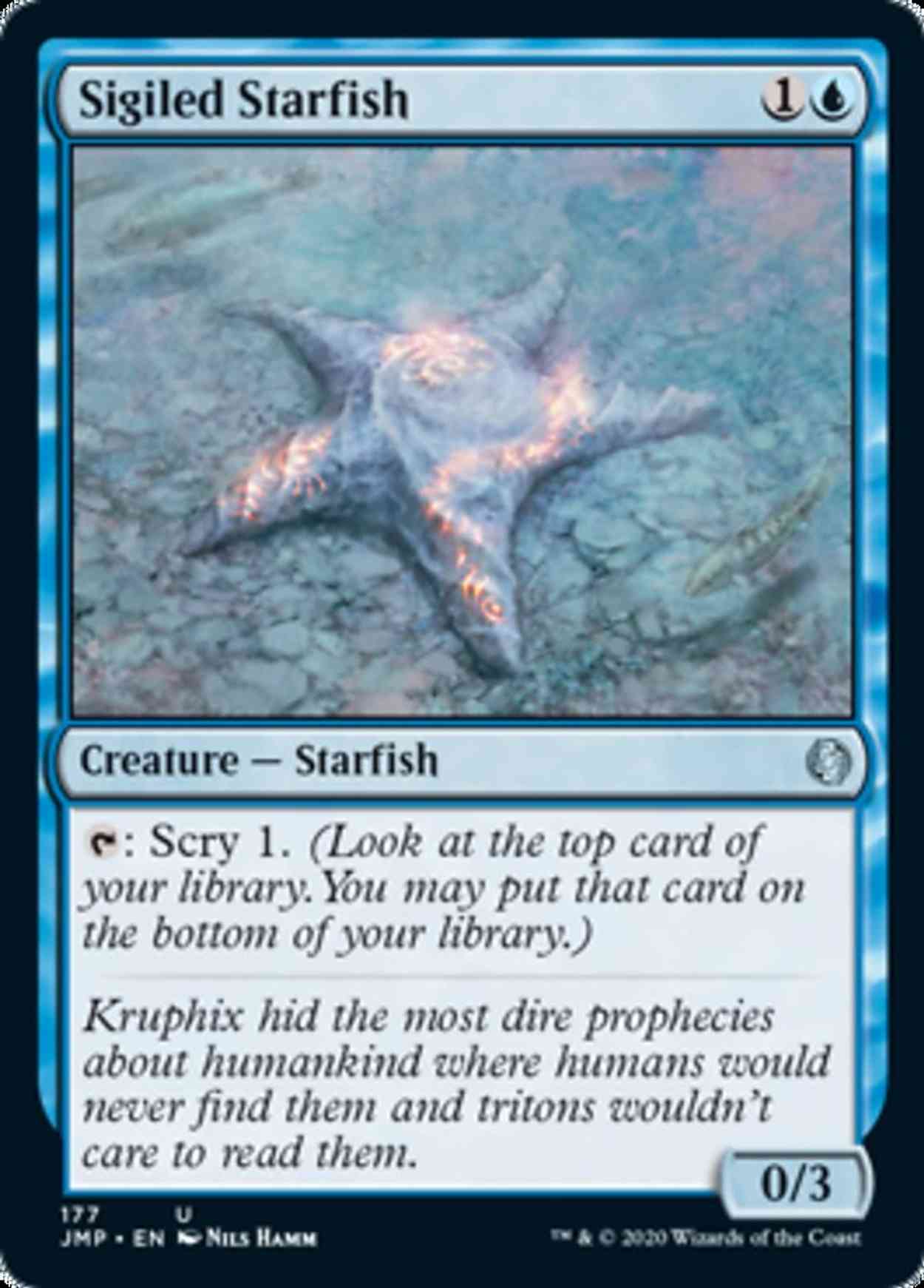 Sigiled Starfish magic card front