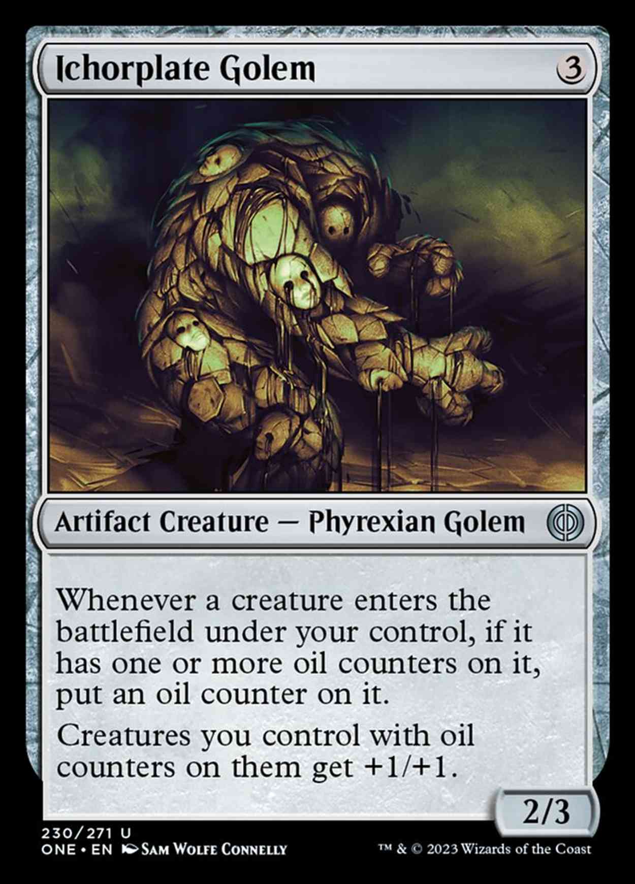 Ichorplate Golem magic card front
