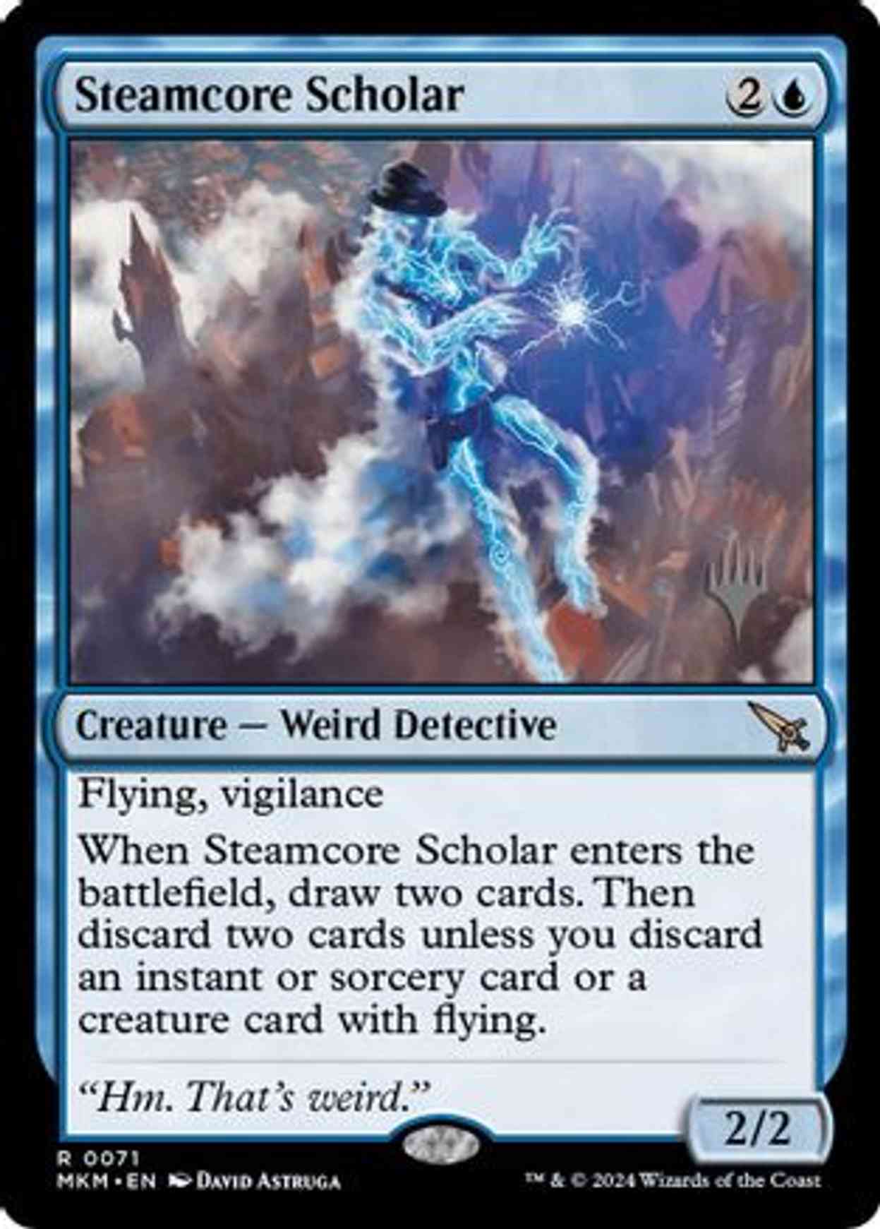 Steamcore Scholar magic card front