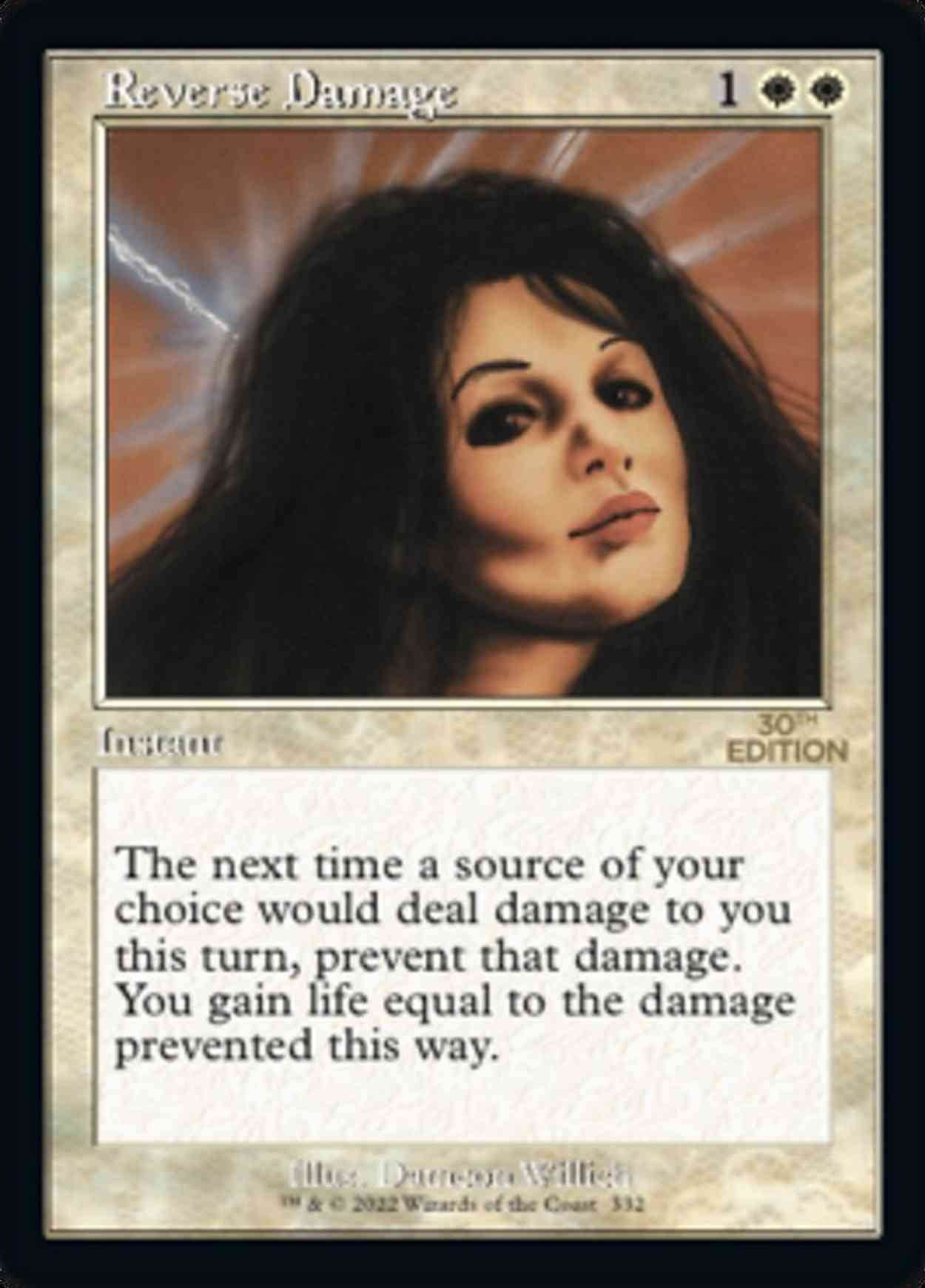 Reverse Damage (Retro Frame) magic card front