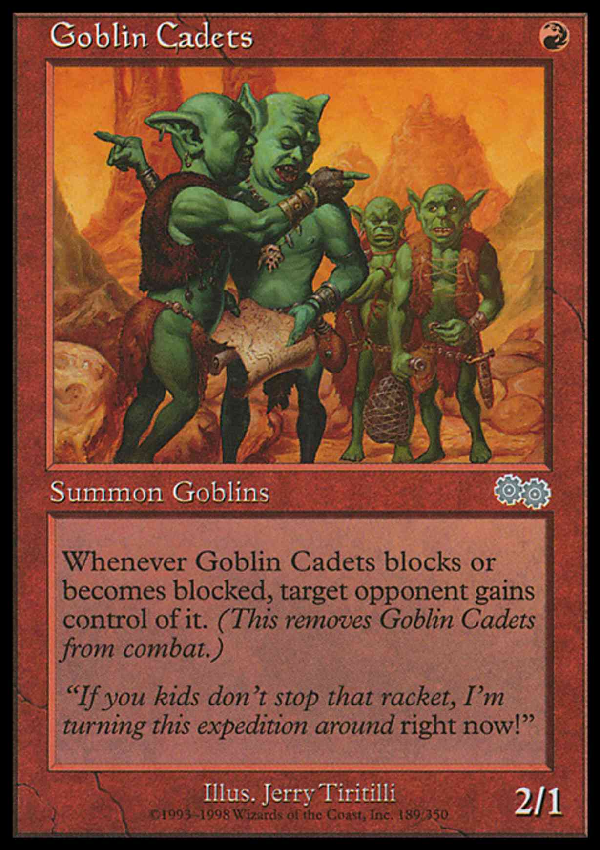 Goblin Cadets magic card front