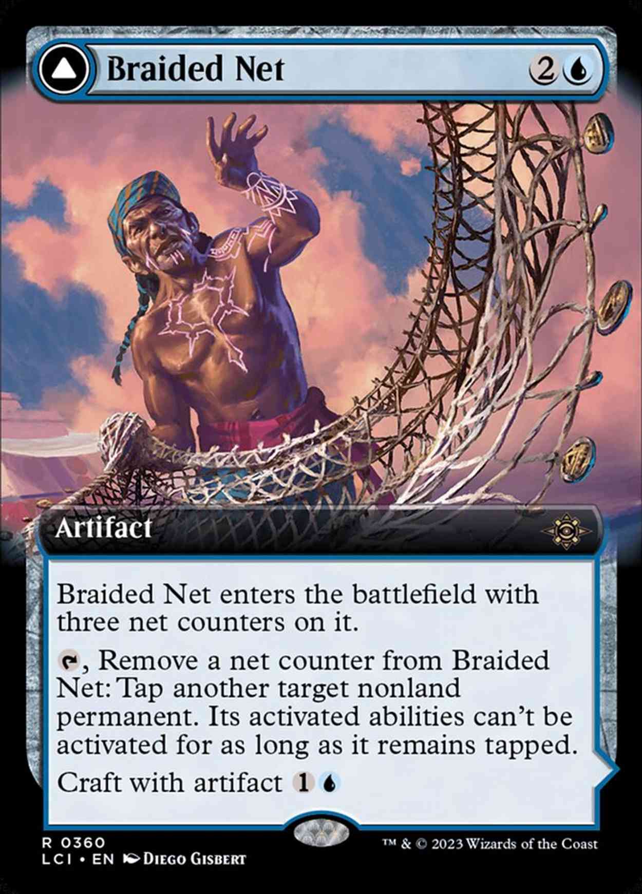 Braided Net (Extended Art) magic card front