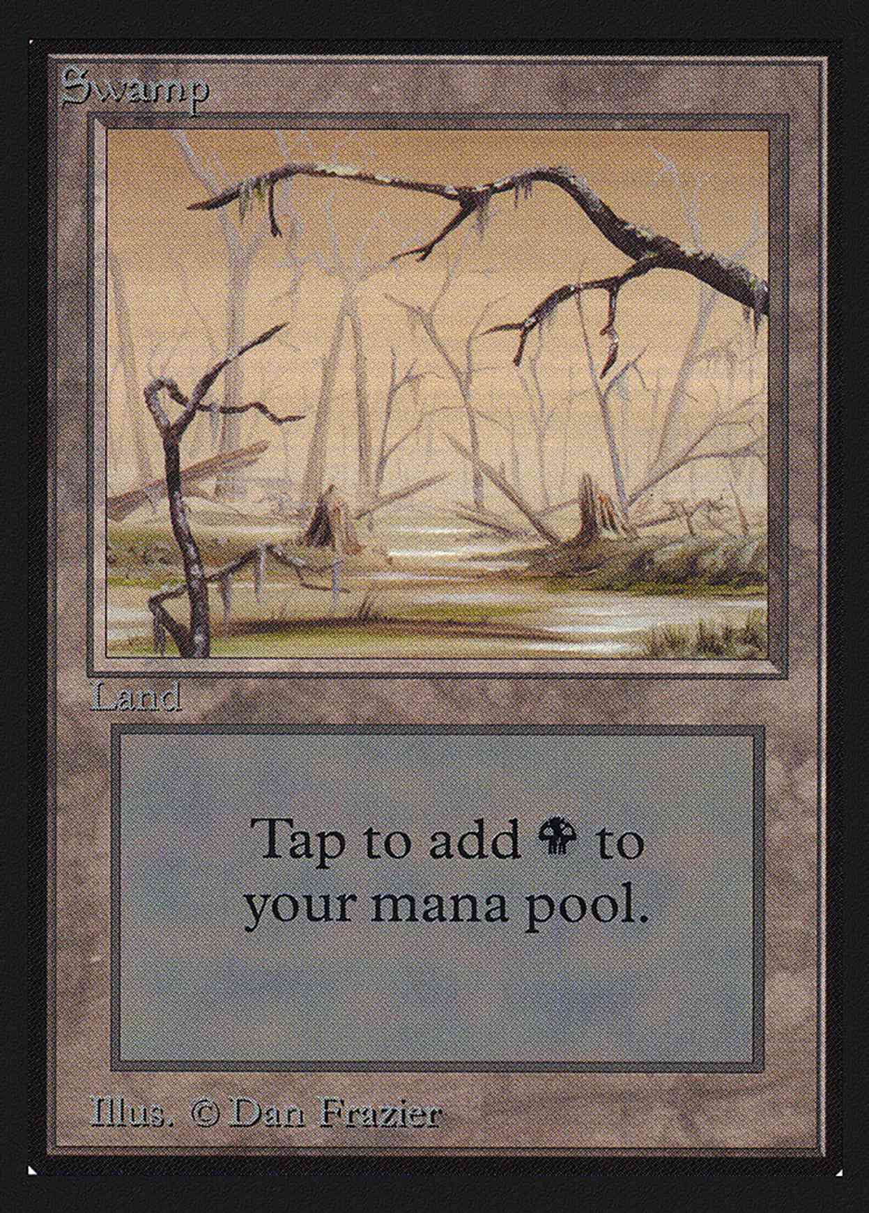 Swamp (High Branch)(IE) magic card front