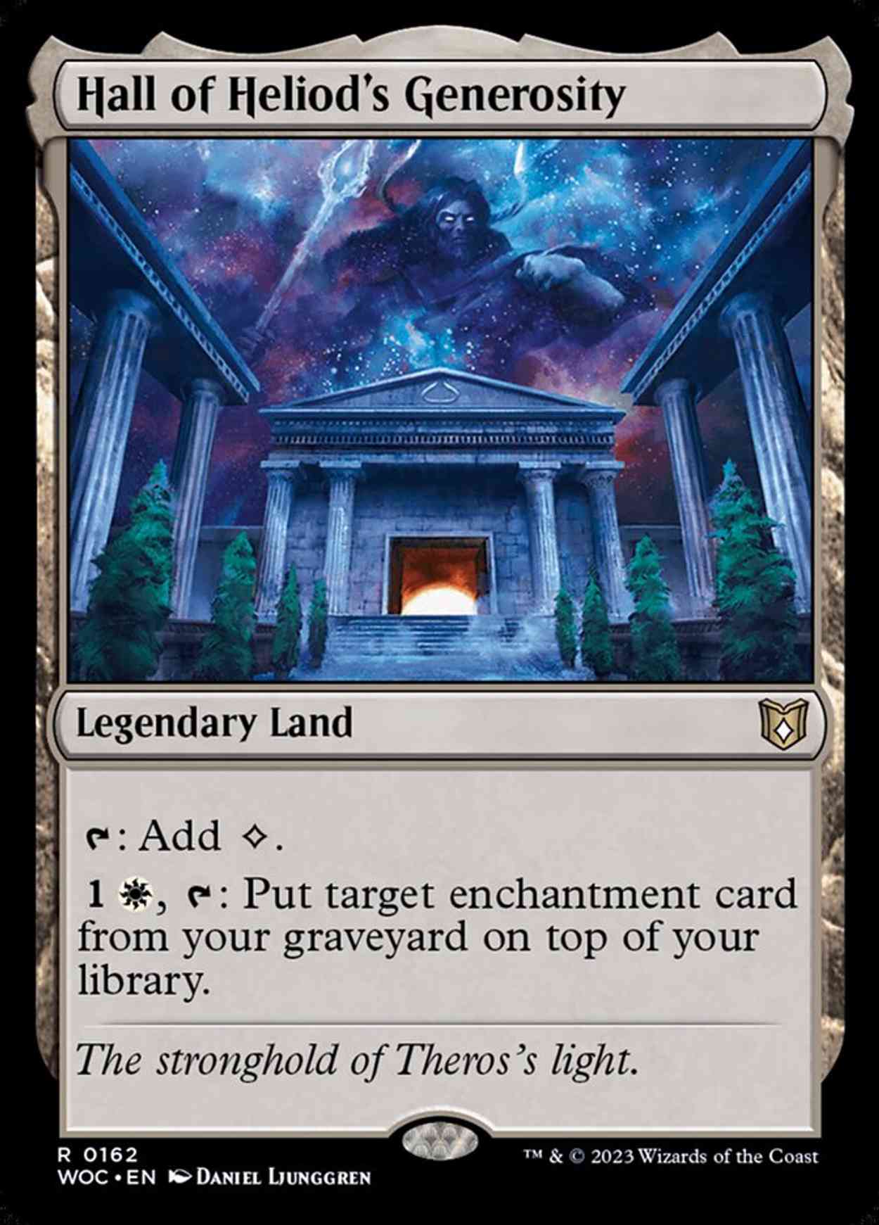 Hall of Heliod's Generosity magic card front
