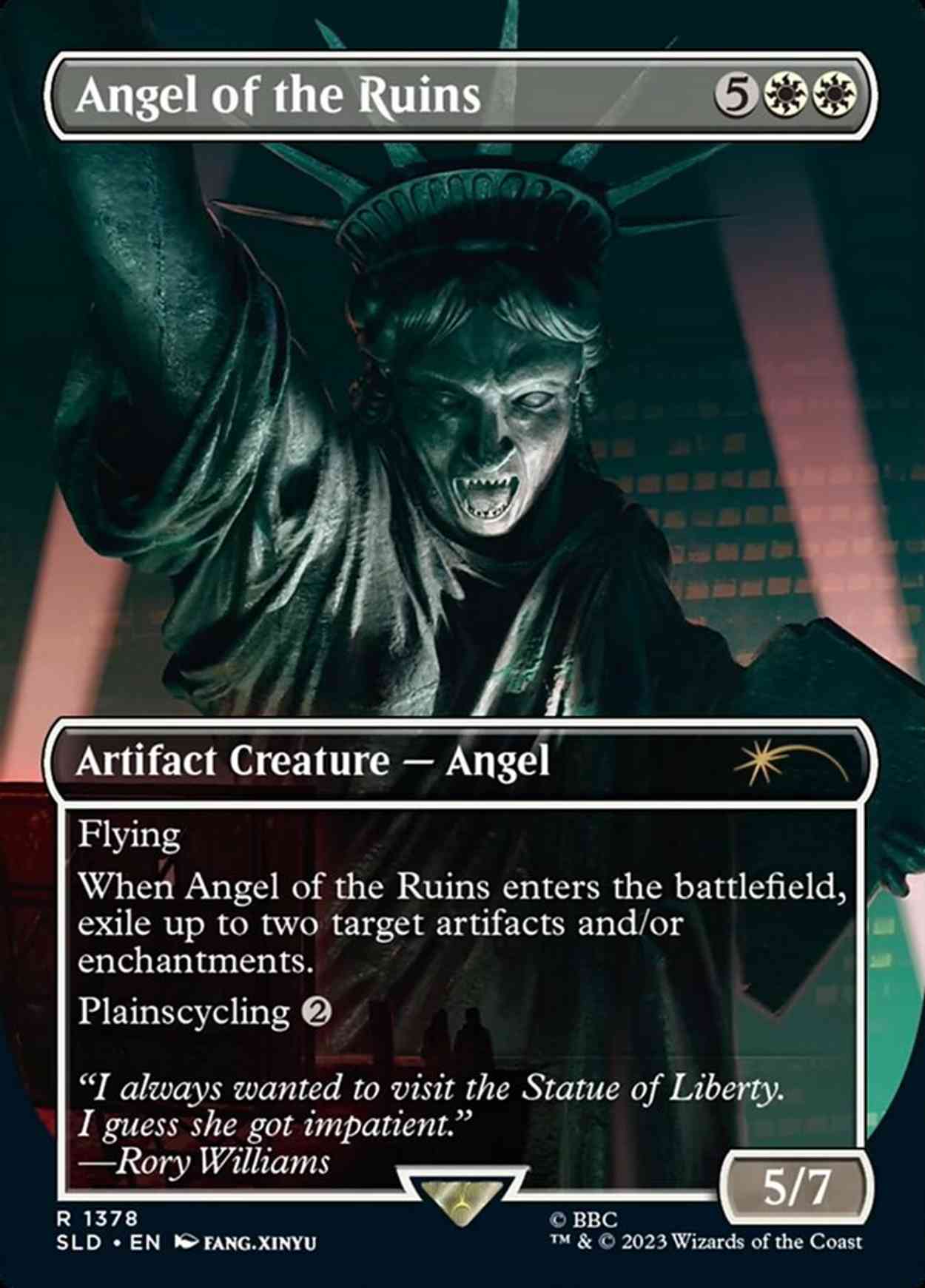 Angel of the Ruins (1378) magic card front